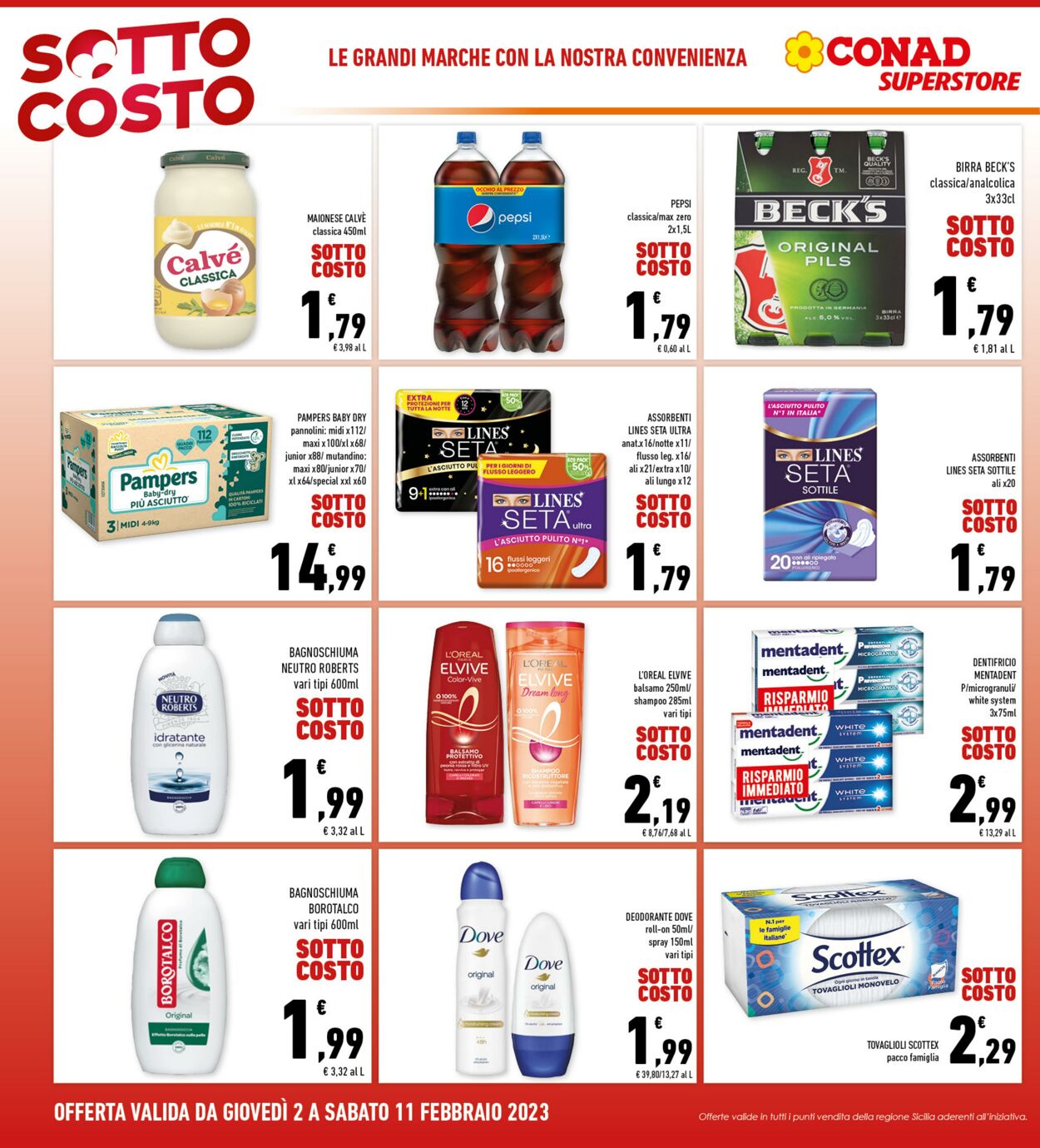 Volantino Conad 02.02.2023 - 11.02.2023