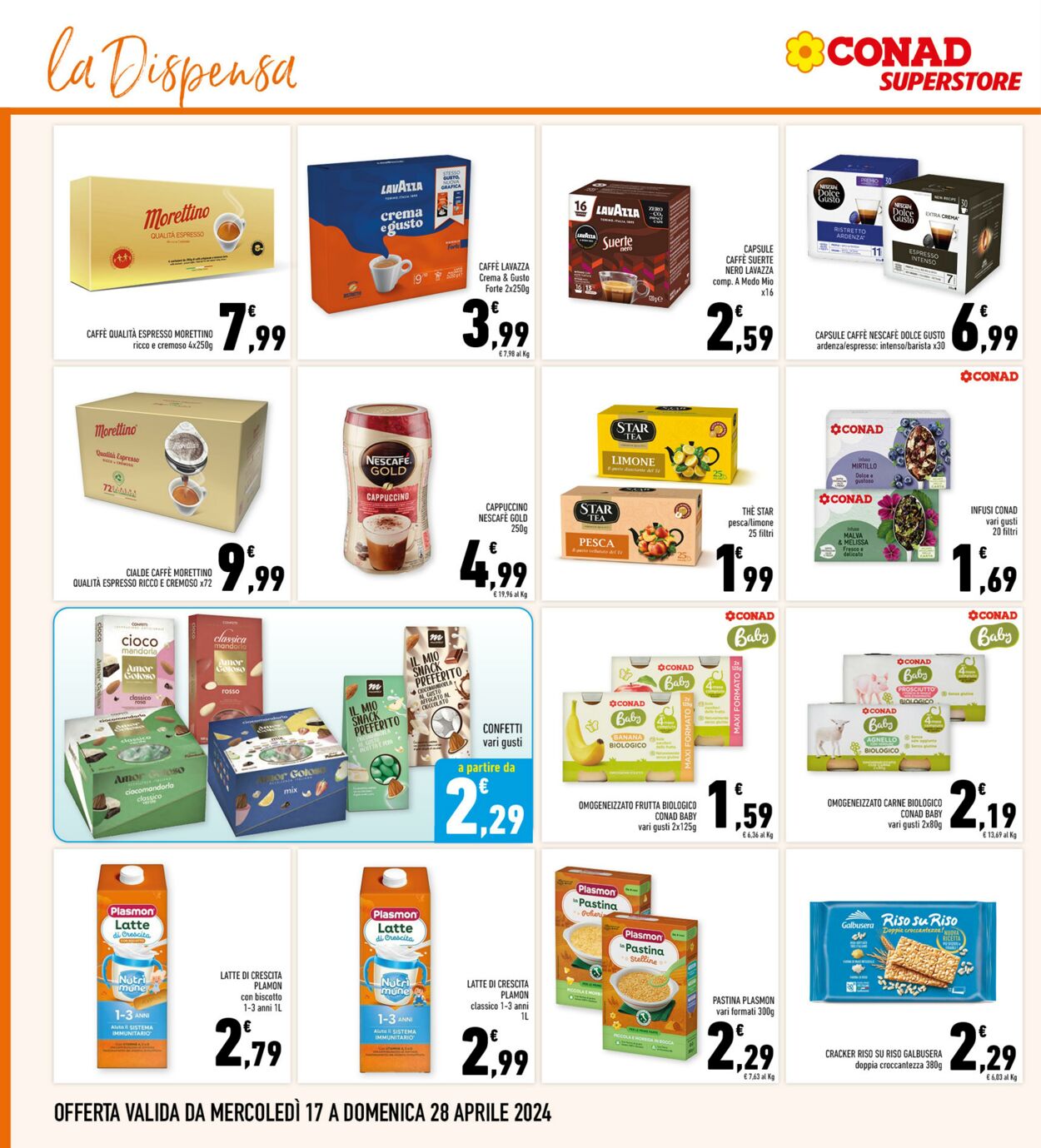 Volantino Conad 17.04.2024 - 28.04.2024