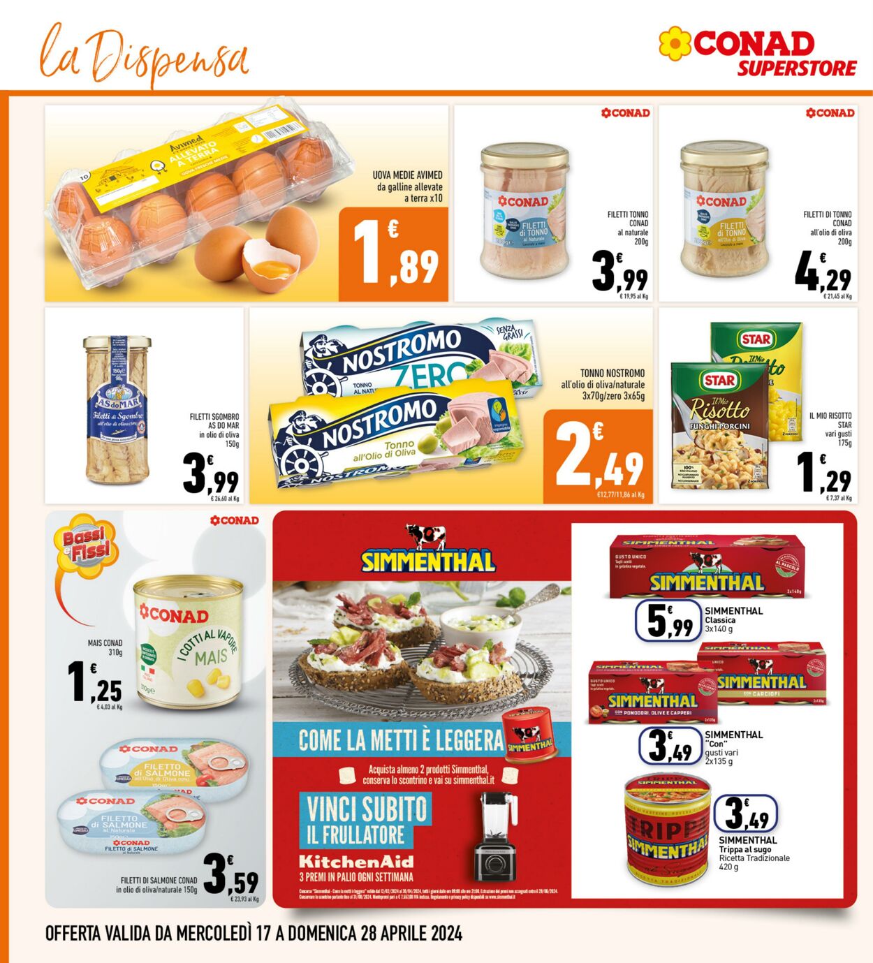 Volantino Conad 17.04.2024 - 28.04.2024