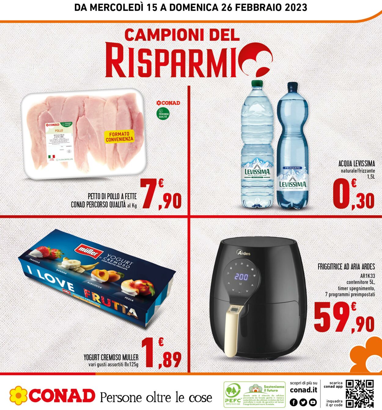 Volantino Conad 15.02.2023 - 26.02.2023