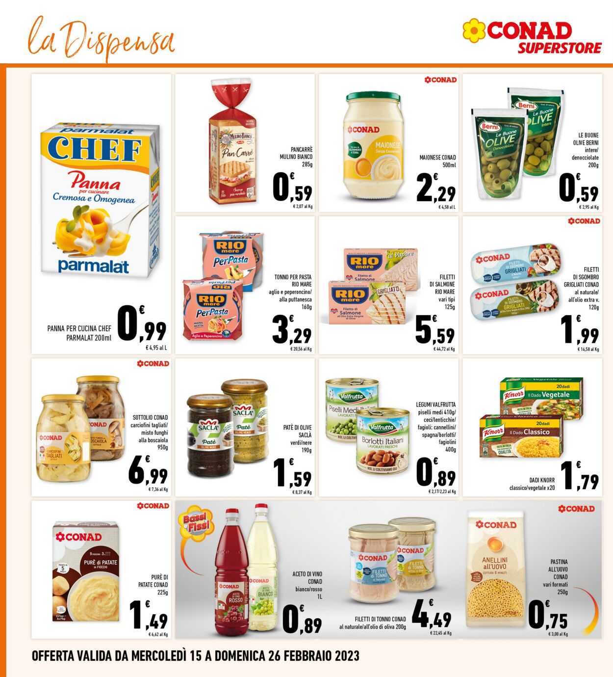 Volantino Conad 15.02.2023 - 26.02.2023