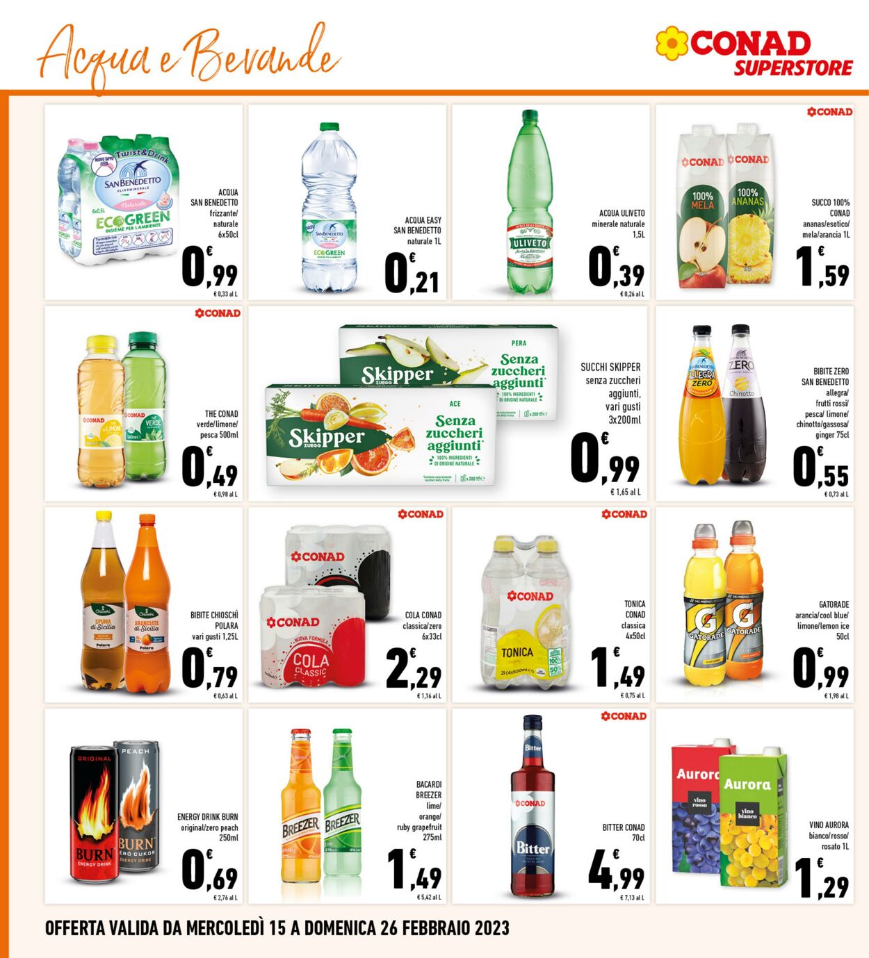 Volantino Conad 15.02.2023 - 26.02.2023