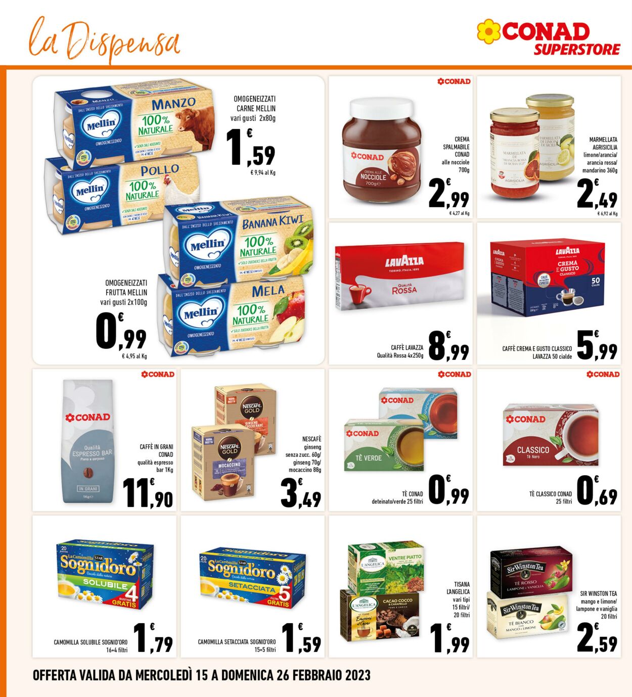 Volantino Conad 15.02.2023 - 26.02.2023