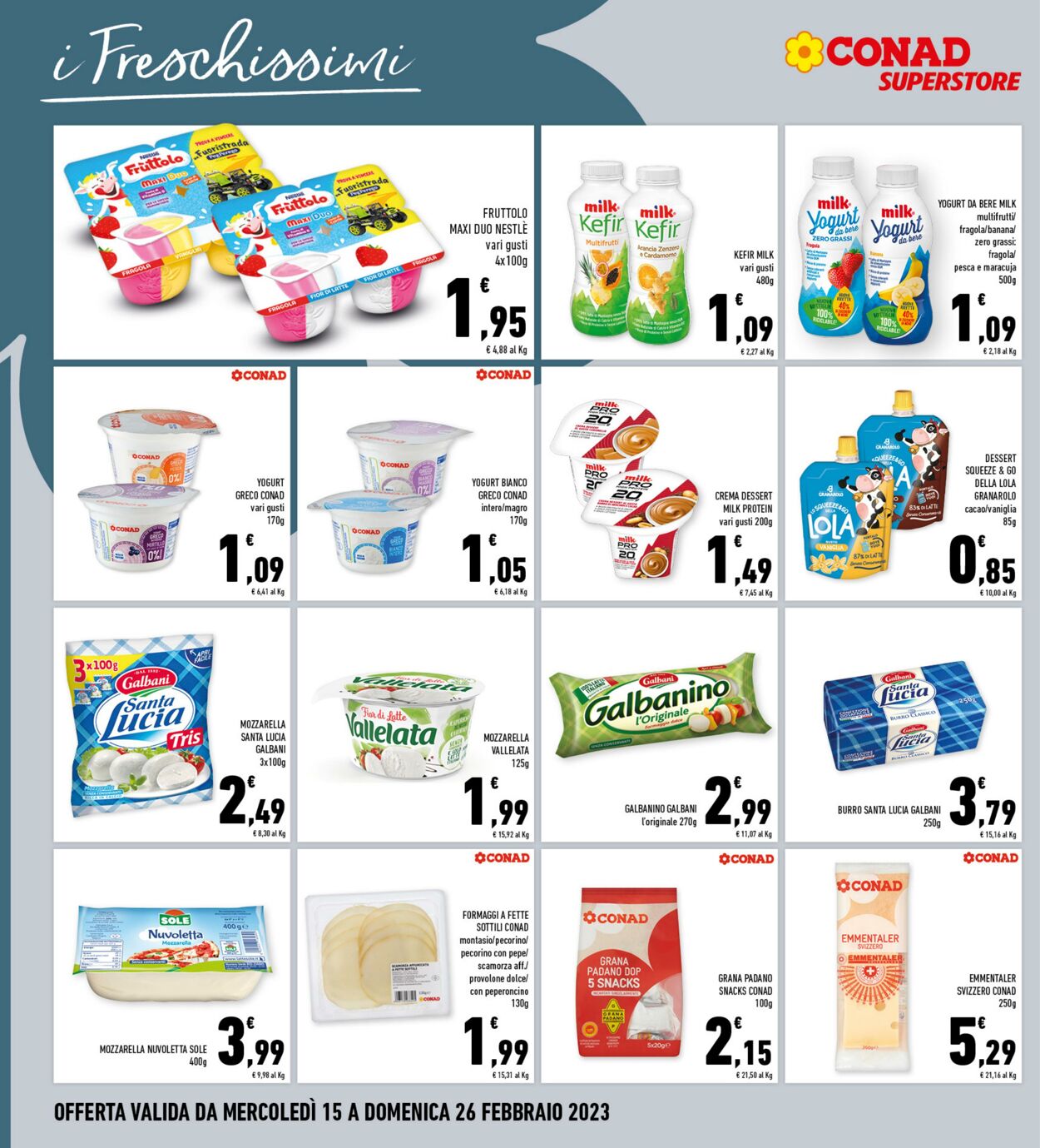 Volantino Conad 15.02.2023 - 26.02.2023