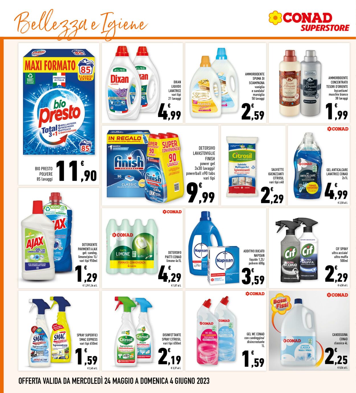 Volantino Conad 24.05.2023 - 04.06.2023