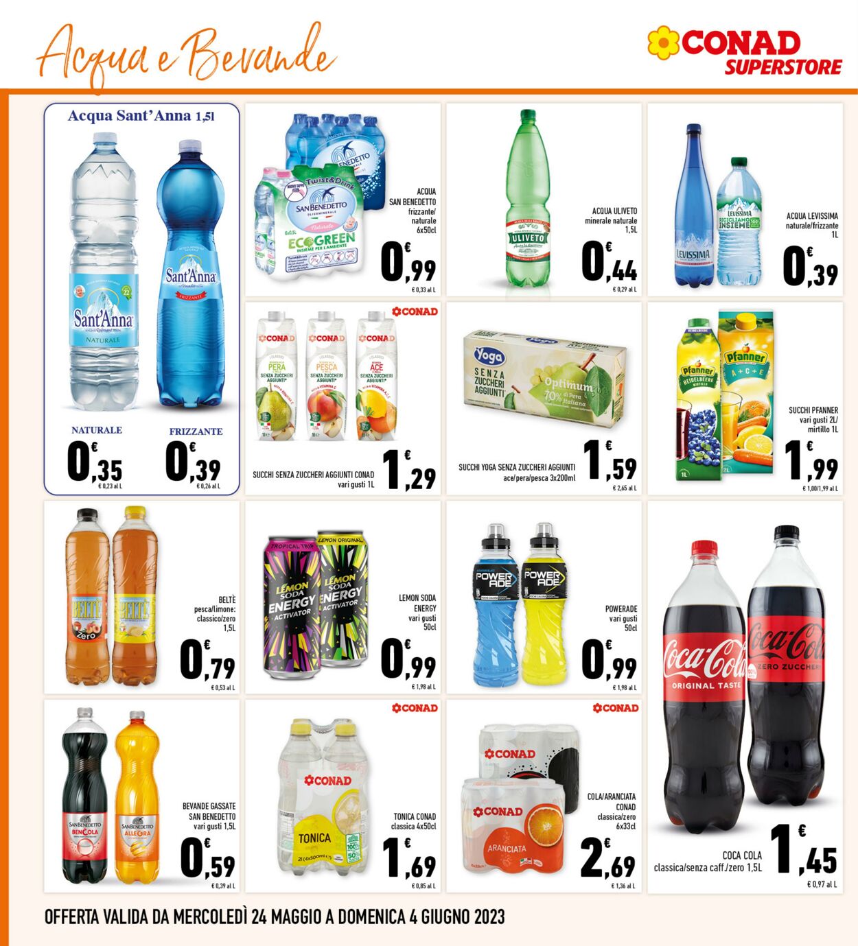 Volantino Conad 24.05.2023 - 04.06.2023