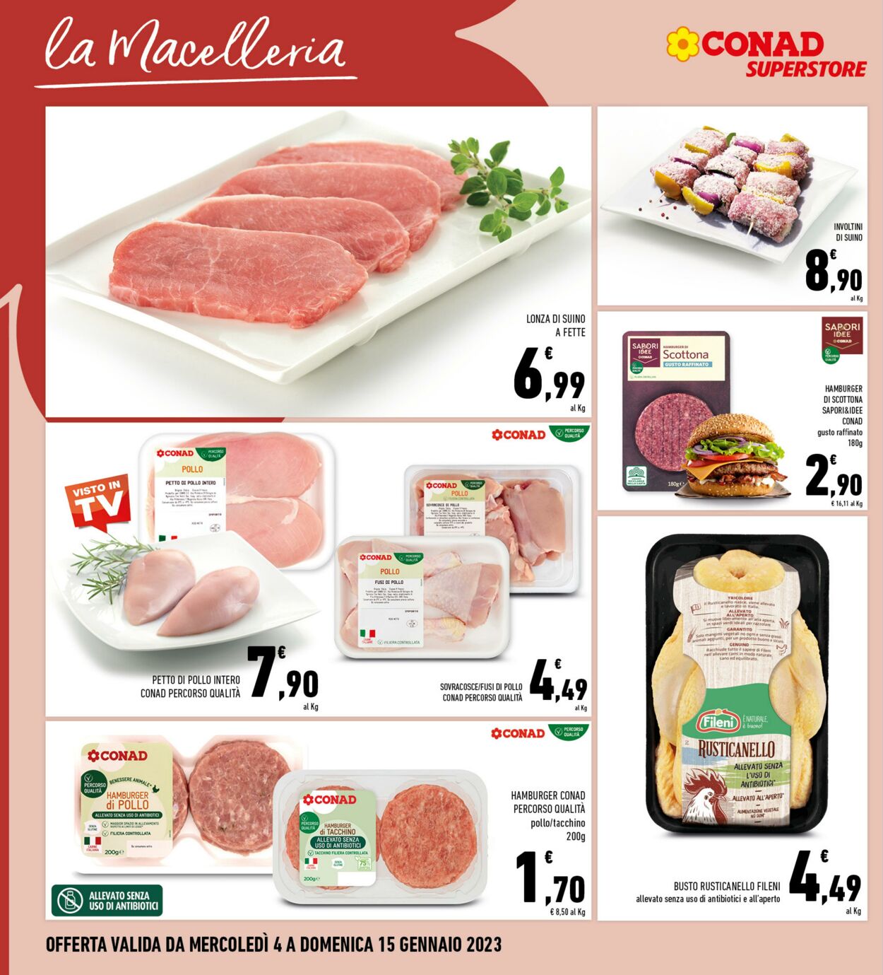 Volantino Conad 04.01.2023 - 15.01.2023