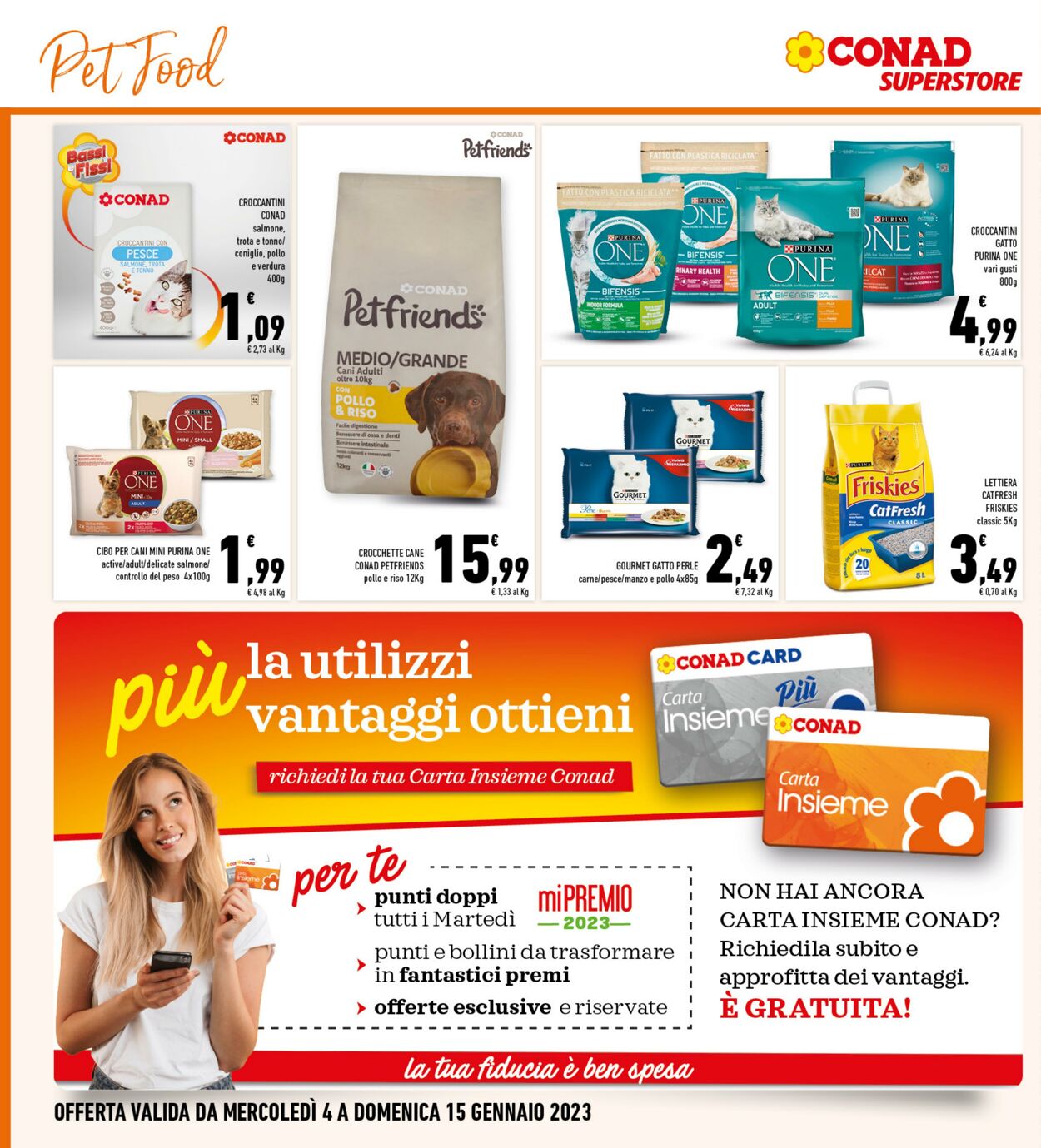 Volantino Conad 04.01.2023 - 15.01.2023