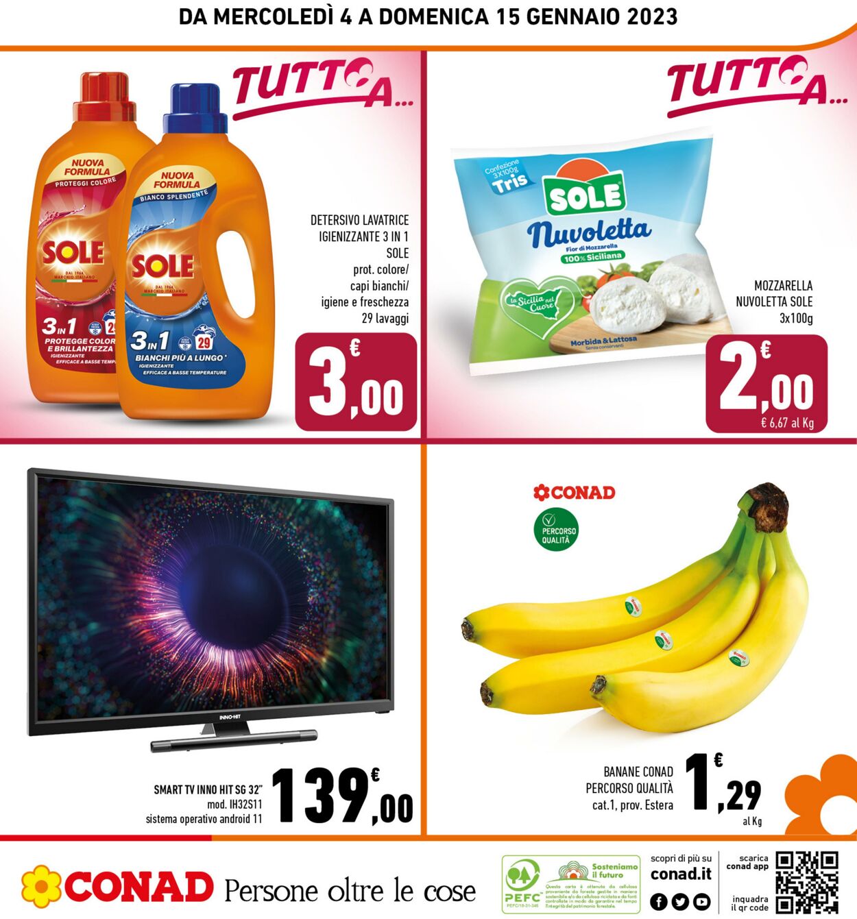 Volantino Conad 04.01.2023 - 15.01.2023