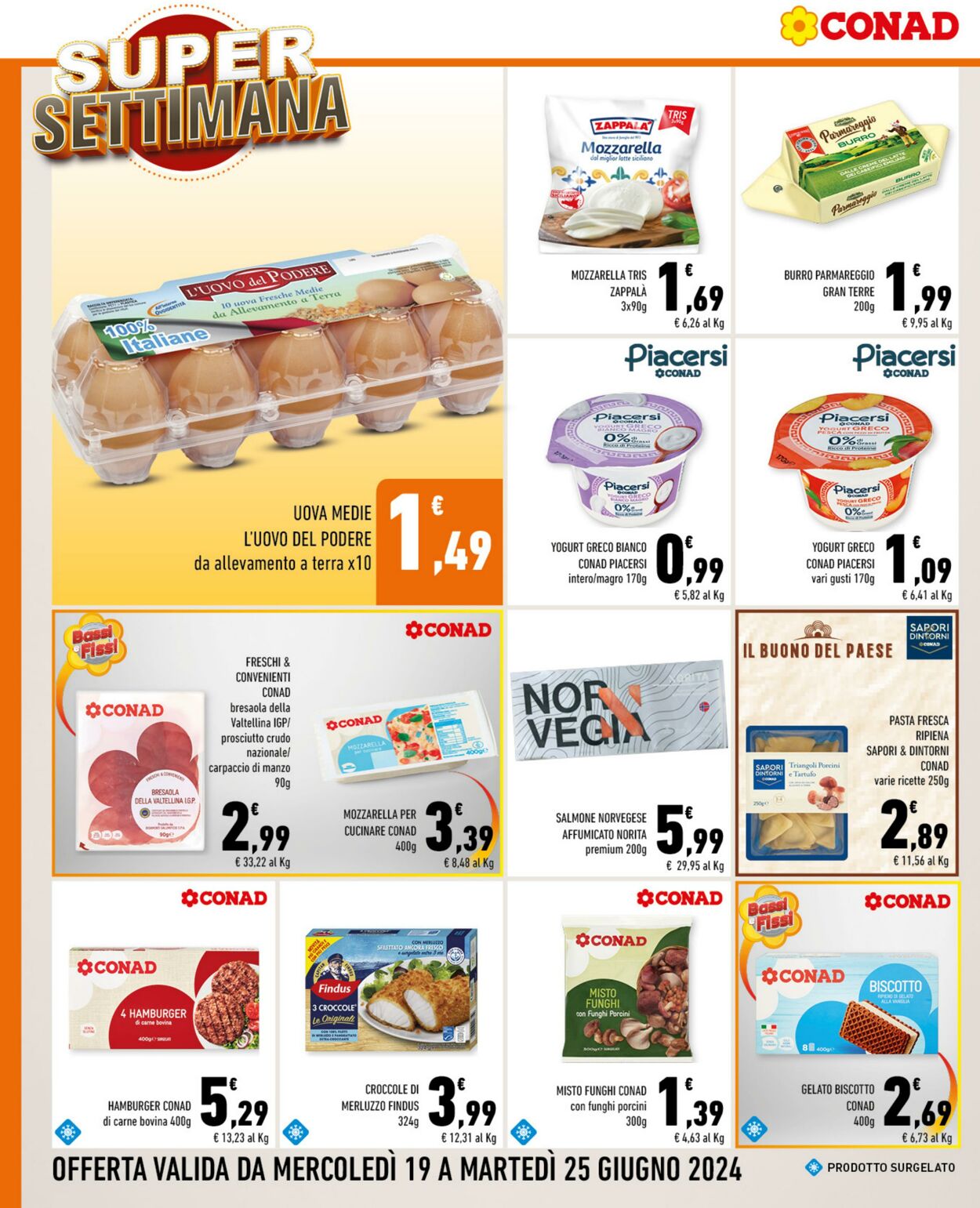 Volantino Conad 19.06.2024 - 25.06.2024