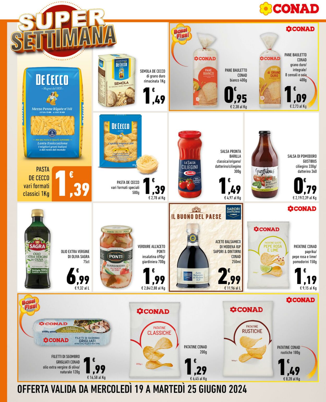 Volantino Conad 19.06.2024 - 25.06.2024