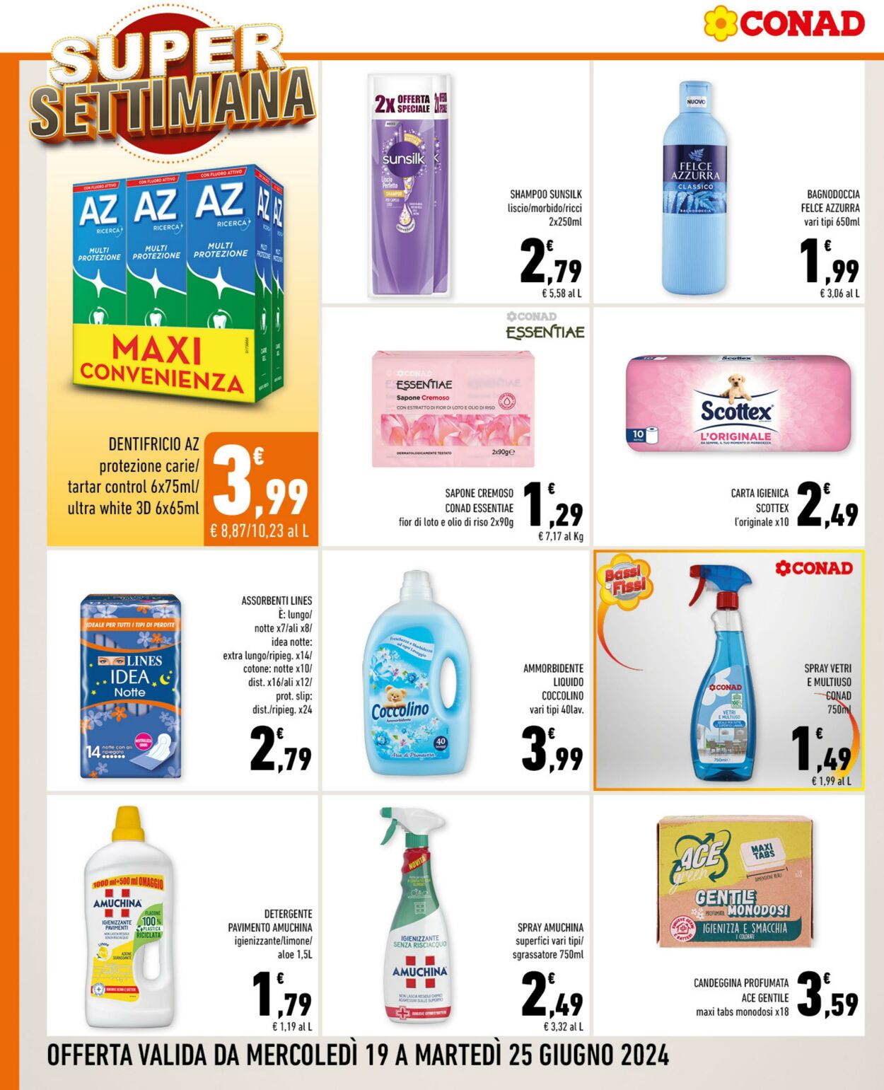 Volantino Conad 19.06.2024 - 25.06.2024