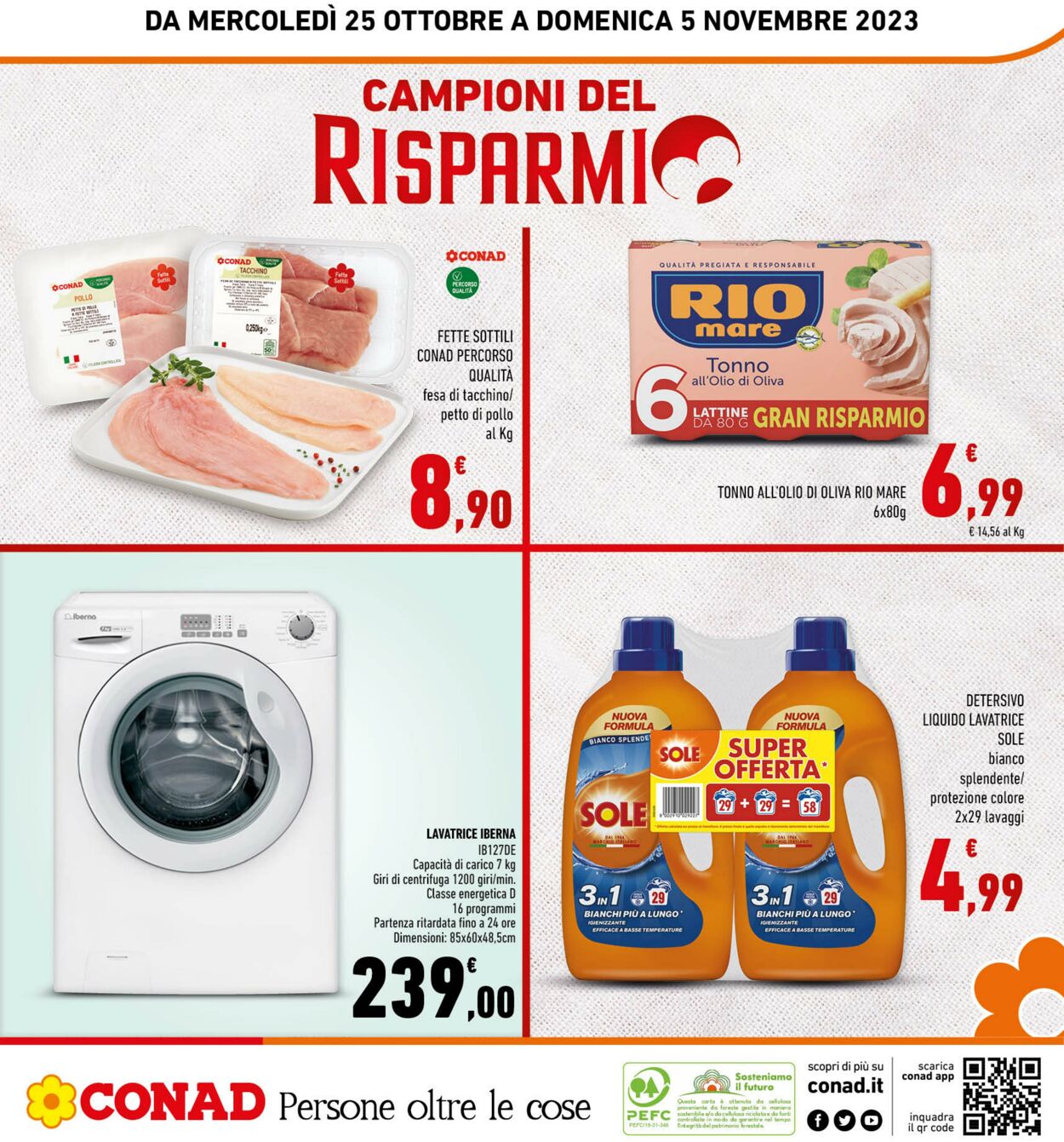 Volantino Conad 25.10.2023 - 05.11.2023