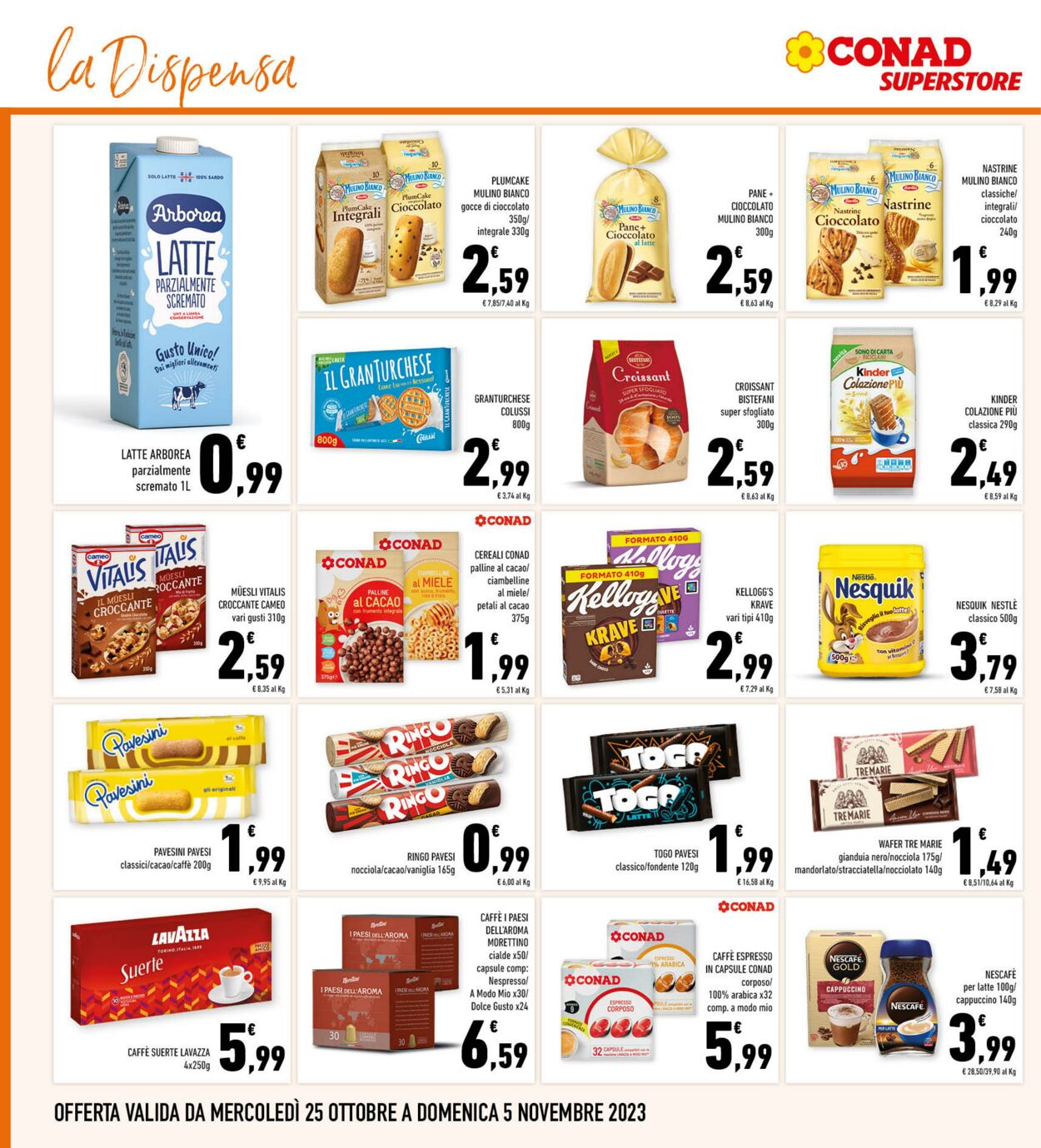 Volantino Conad 25.10.2023 - 05.11.2023