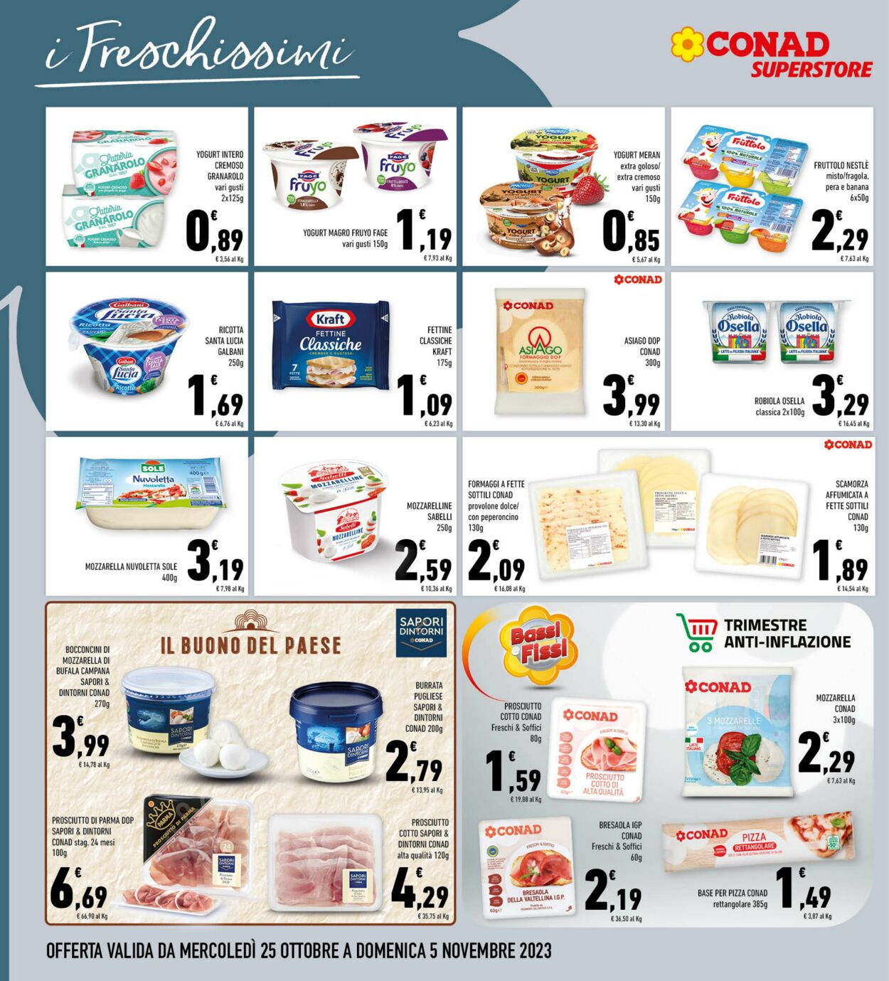 Volantino Conad 25.10.2023 - 05.11.2023