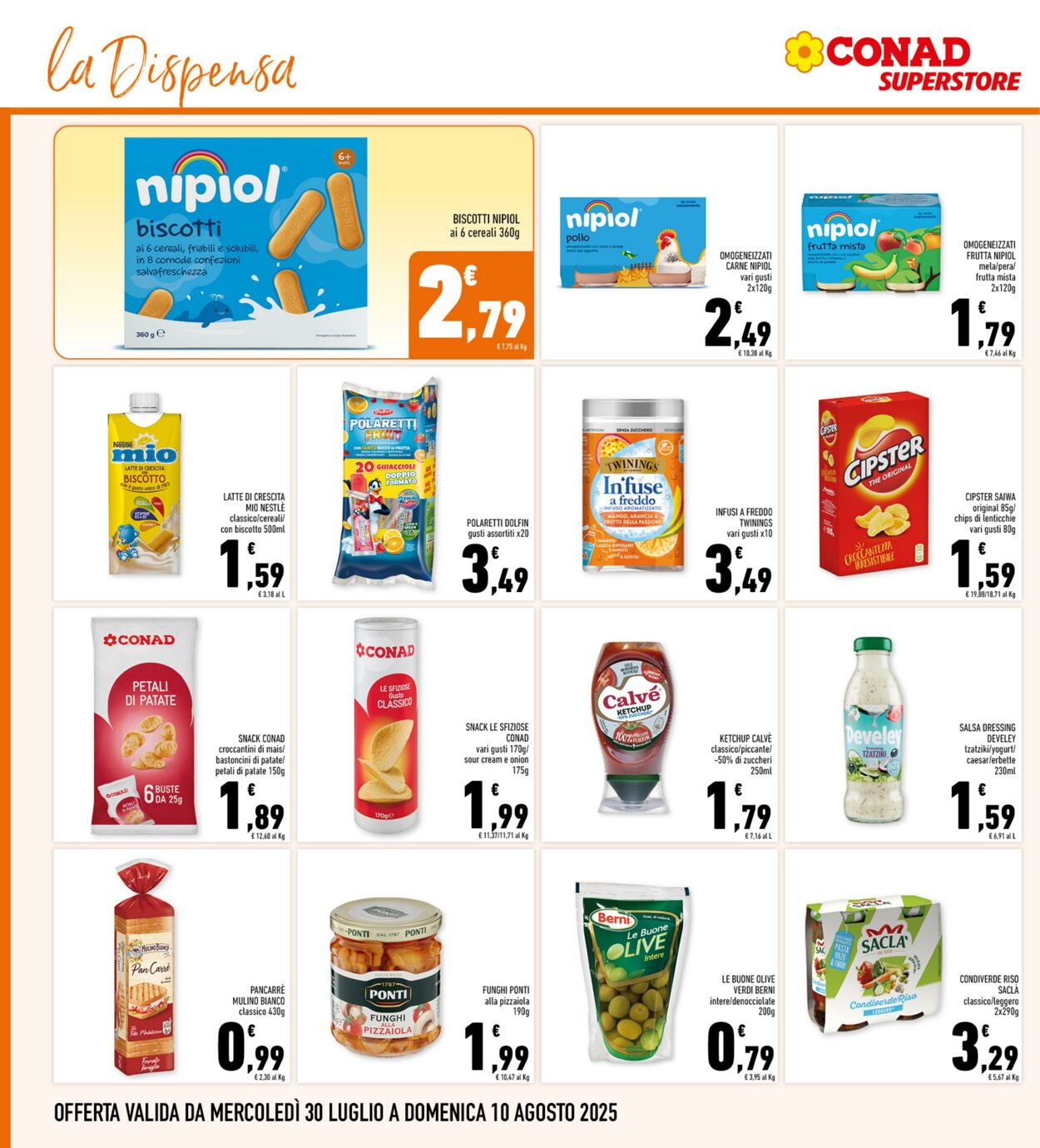 Volantino Conad 08.08.2025 - 08.08.2025