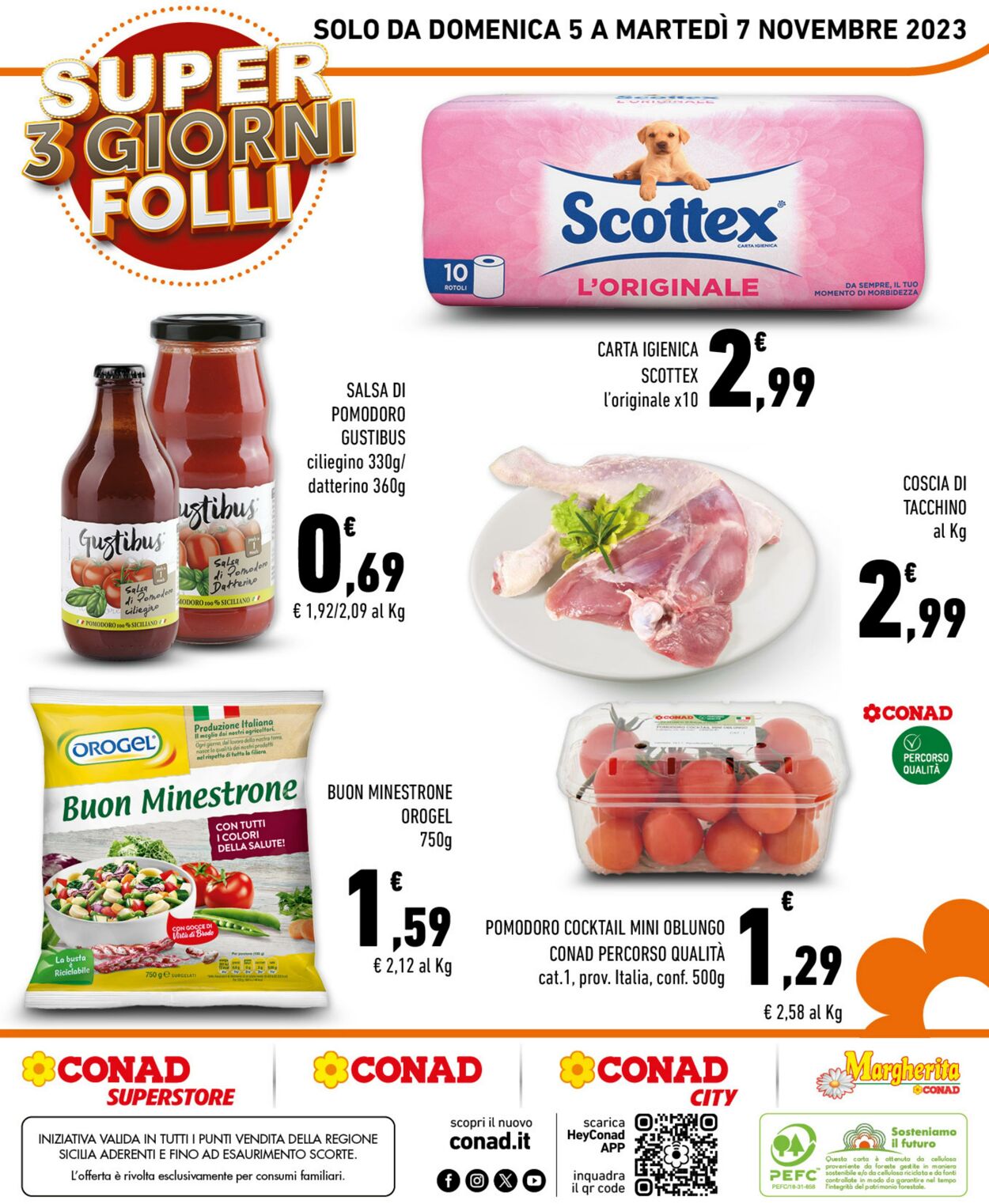 Volantino Conad 31.10.2023 - 08.11.2023