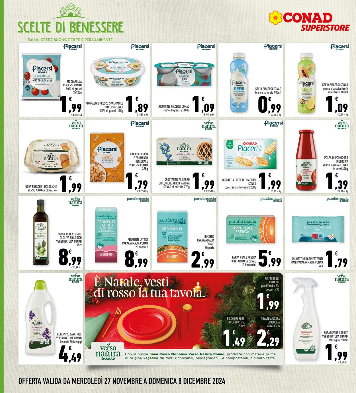 Volantino Conad 27.11.2024 - 08.12.2024