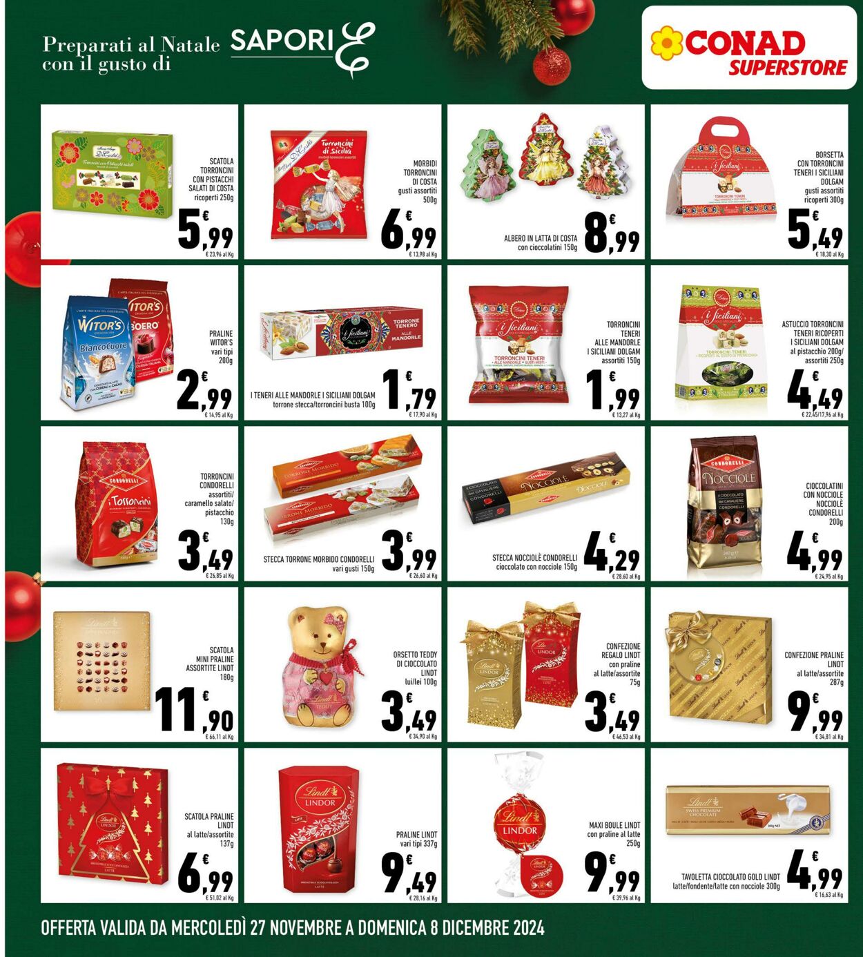 Volantino Conad 27.11.2024 - 08.12.2024