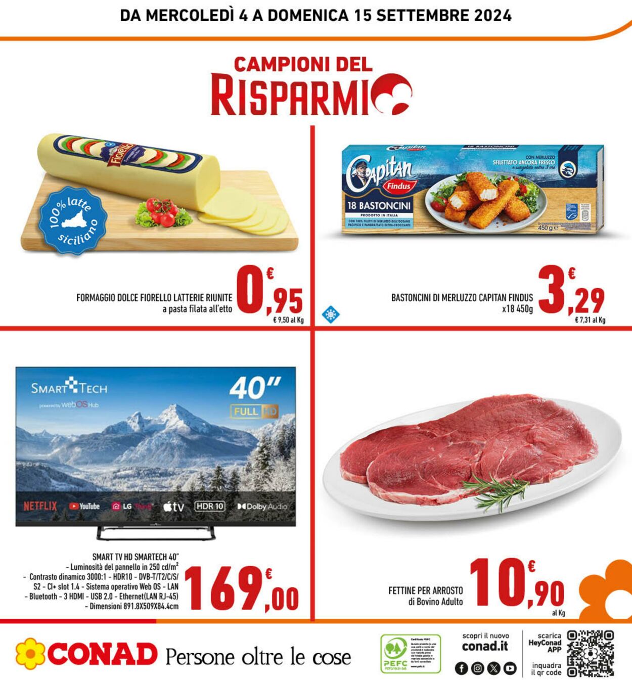 Volantino Conad 04.09.2024 - 15.09.2024