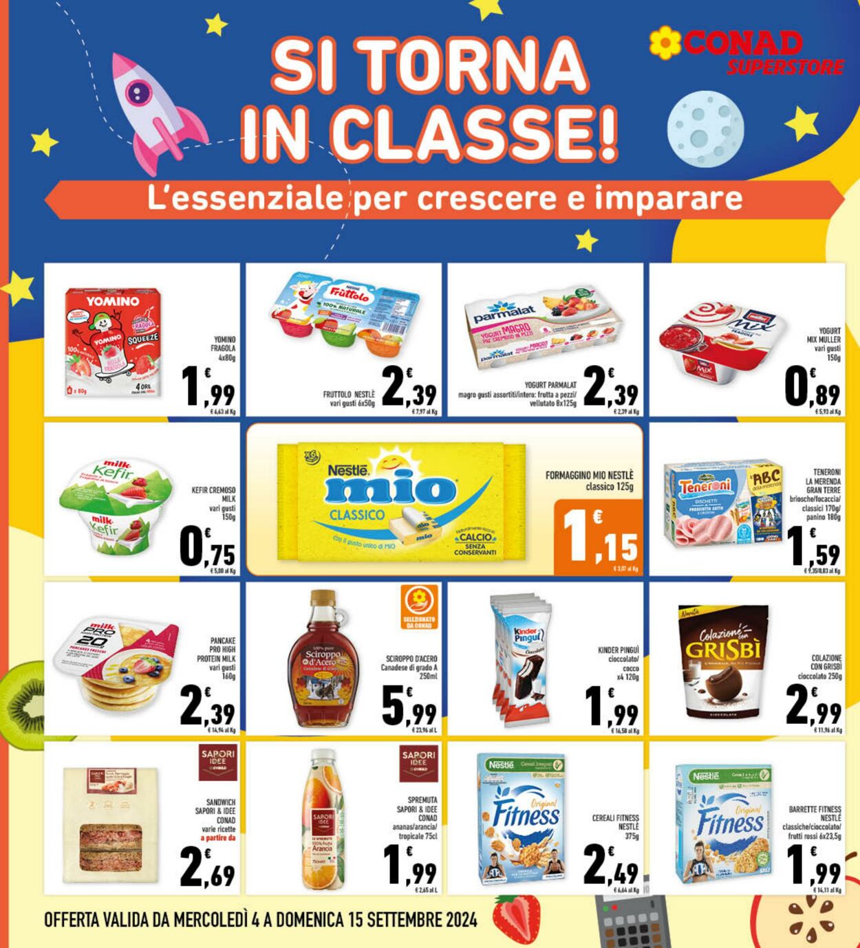 Volantino Conad 04.09.2024 - 15.09.2024