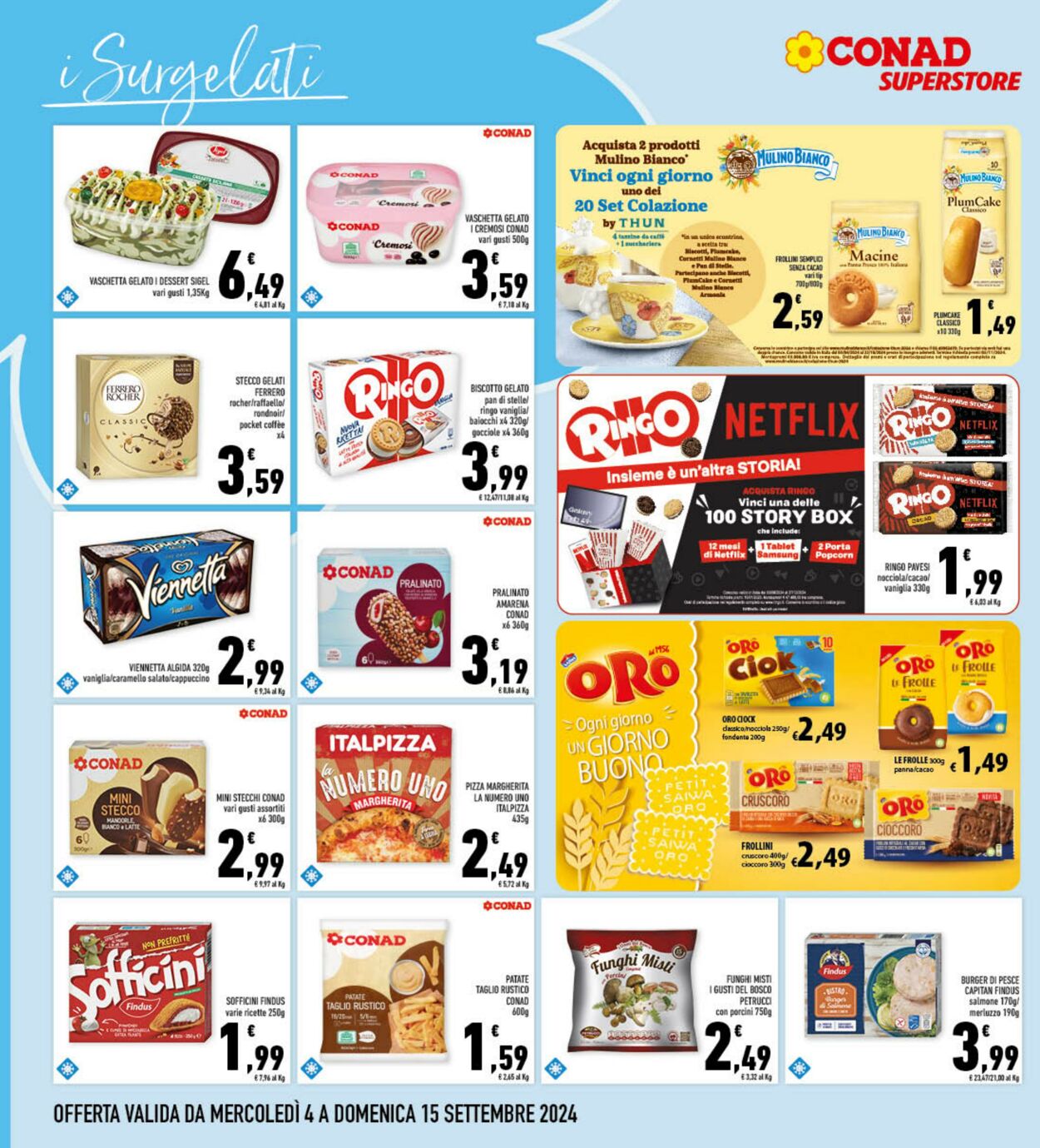 Volantino Conad 04.09.2024 - 15.09.2024