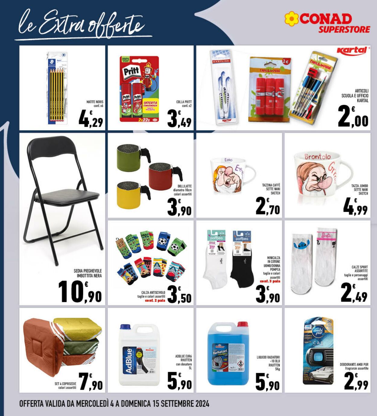 Volantino Conad 04.09.2024 - 15.09.2024