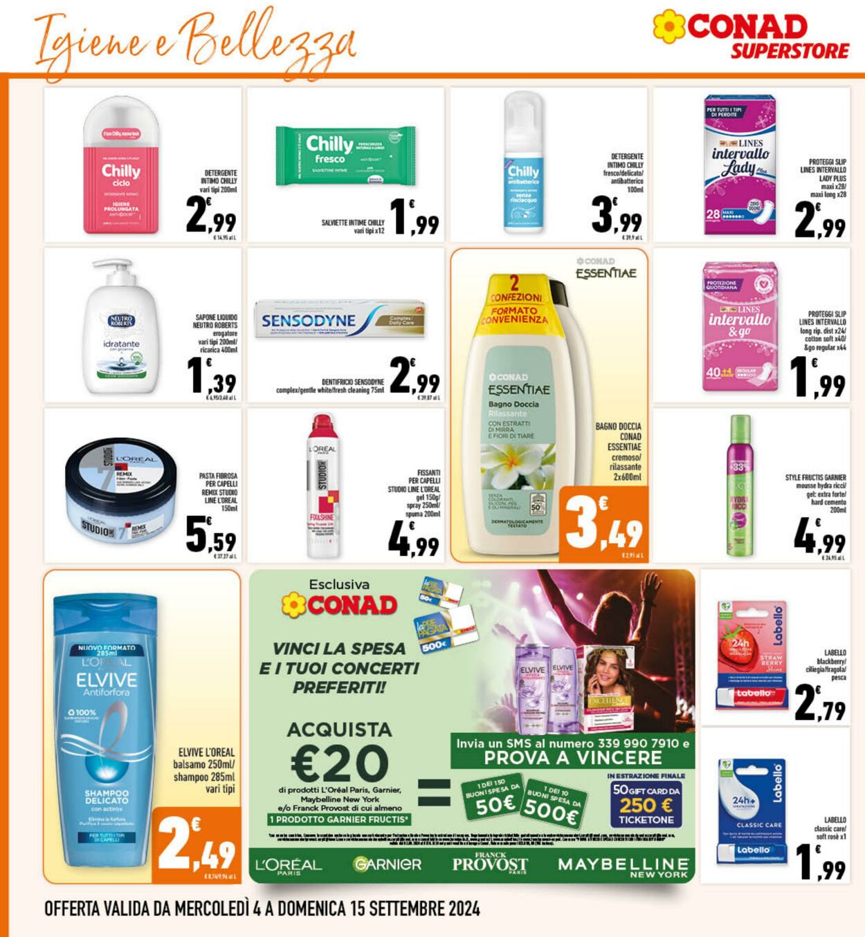 Volantino Conad 04.09.2024 - 15.09.2024