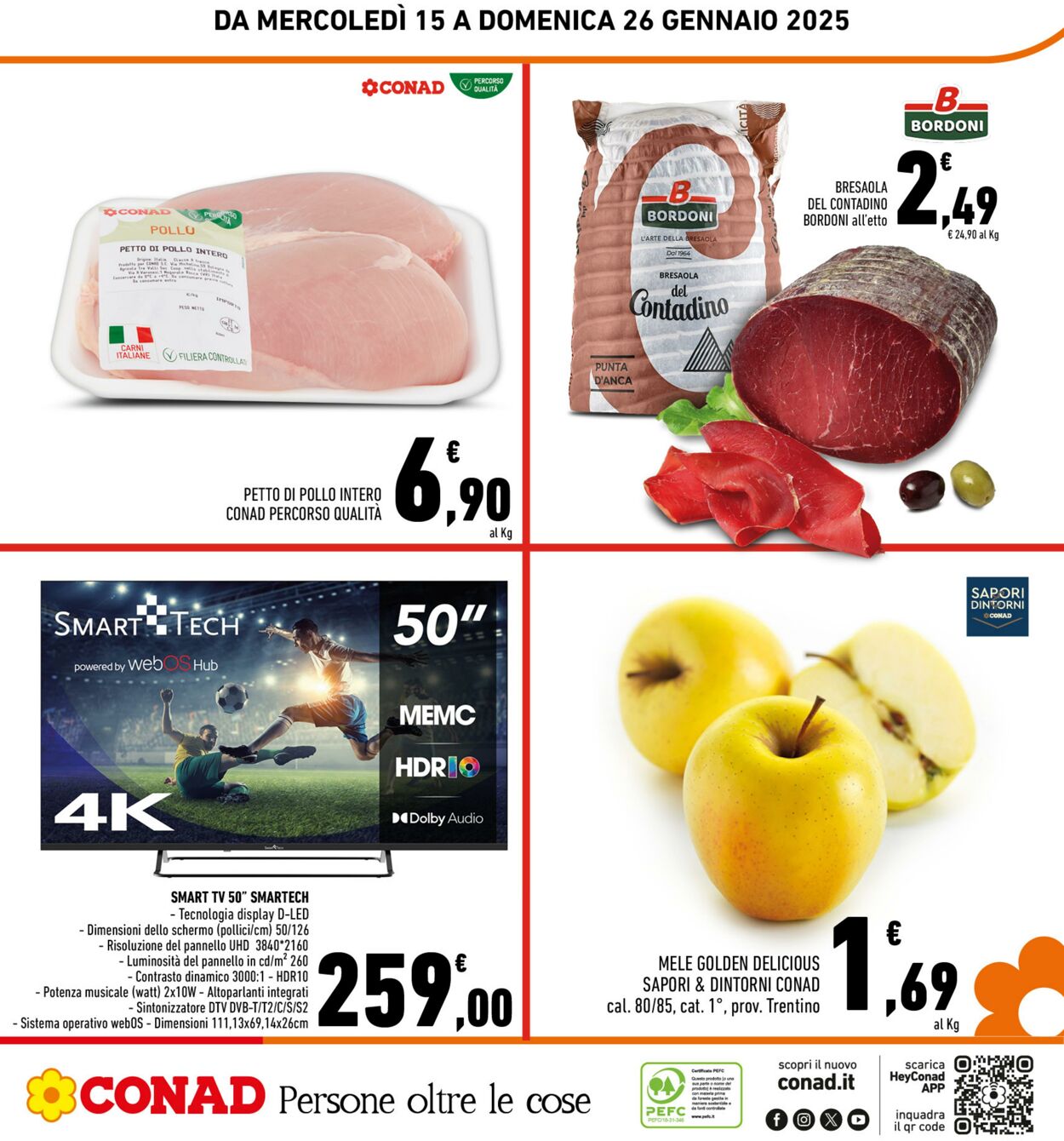 Volantino Conad 15.01.2025 - 26.01.2025