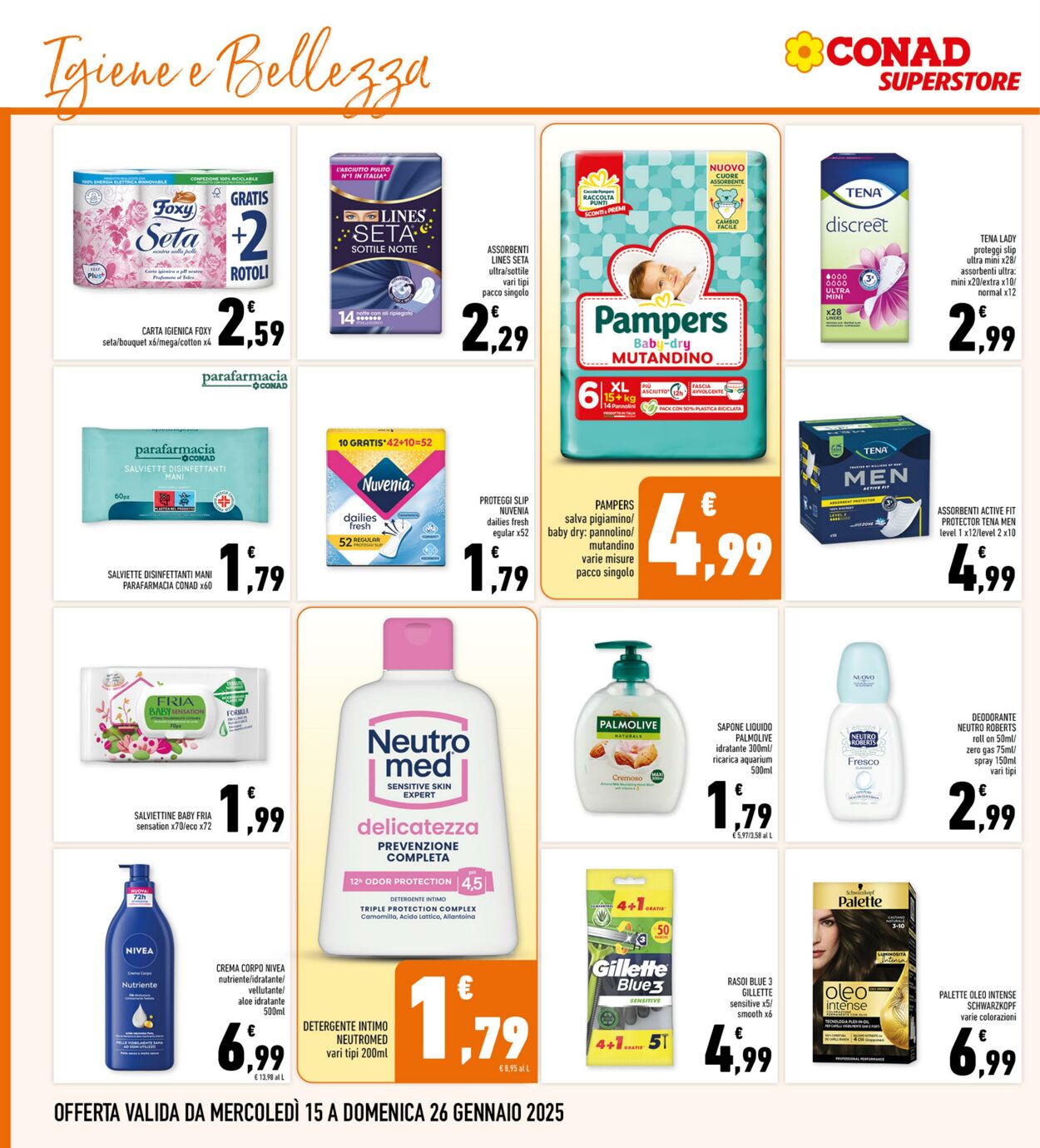 Volantino Conad 15.01.2025 - 26.01.2025