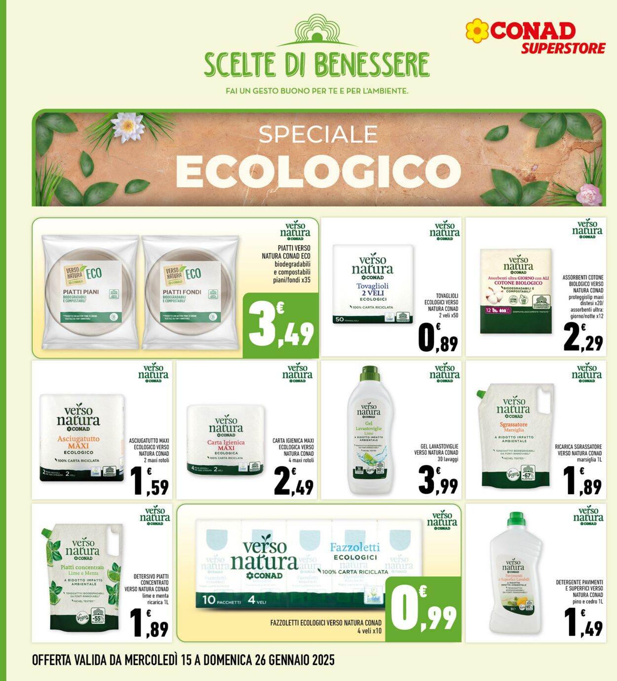 Volantino Conad 15.01.2025 - 26.01.2025