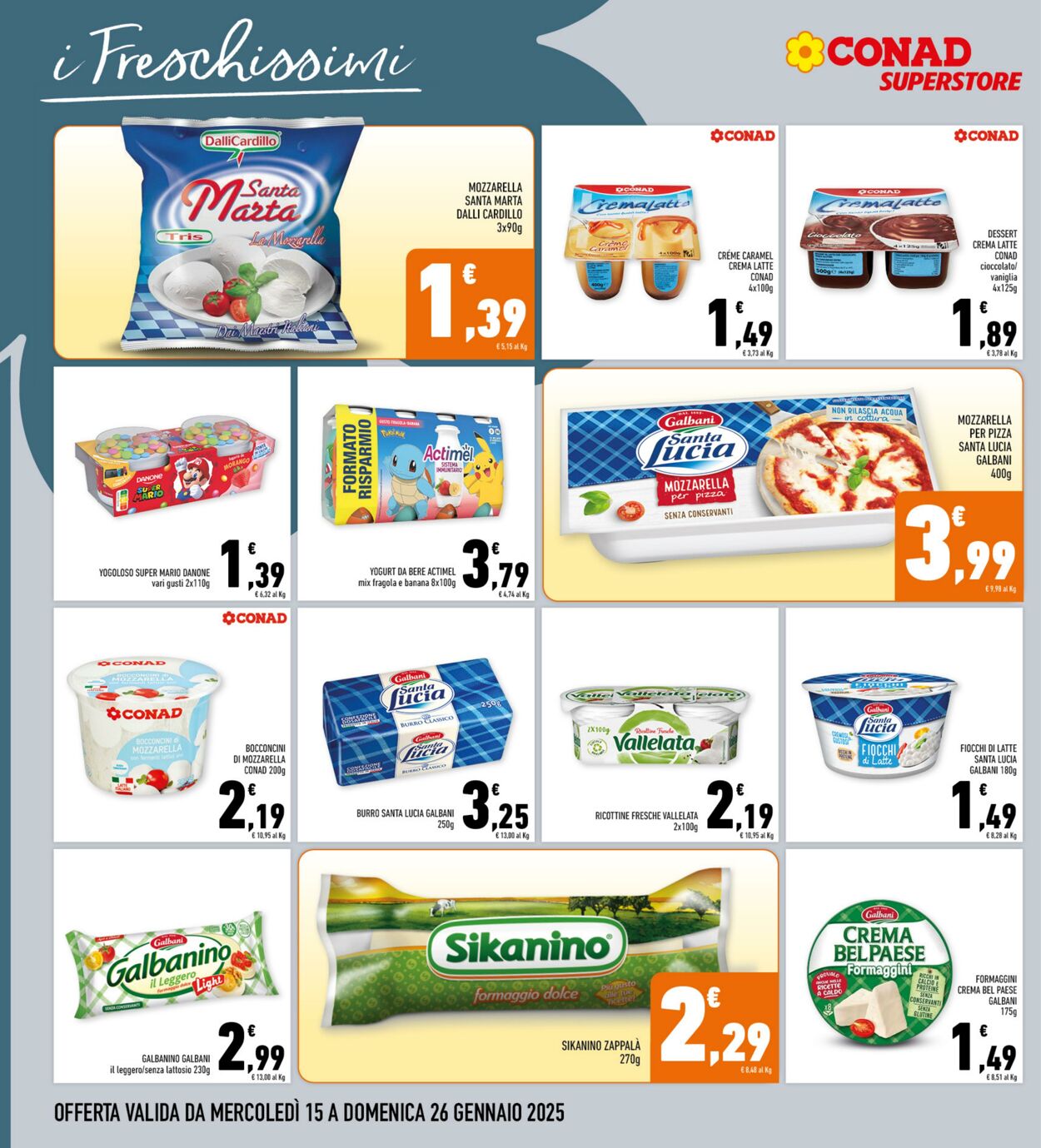 Volantino Conad 15.01.2025 - 26.01.2025