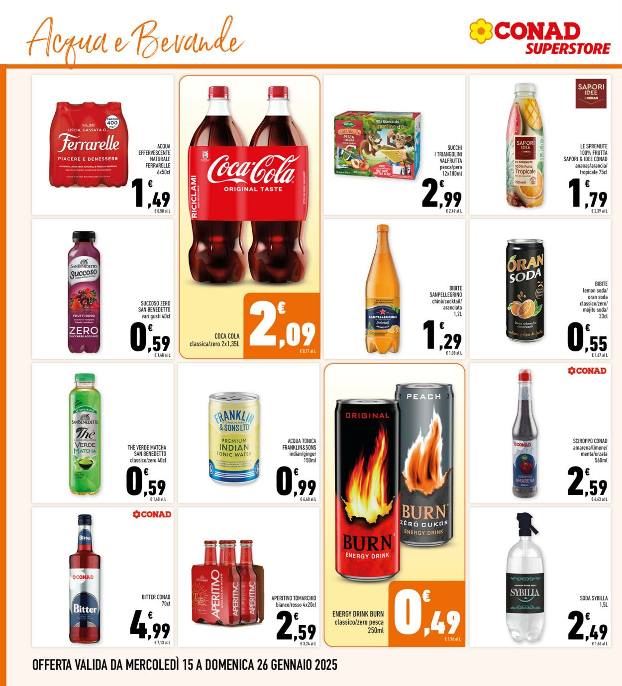 Volantino Conad 15.01.2025 - 26.01.2025