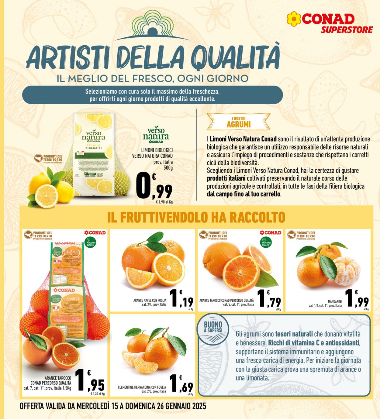 Volantino Conad 15.01.2025 - 26.01.2025