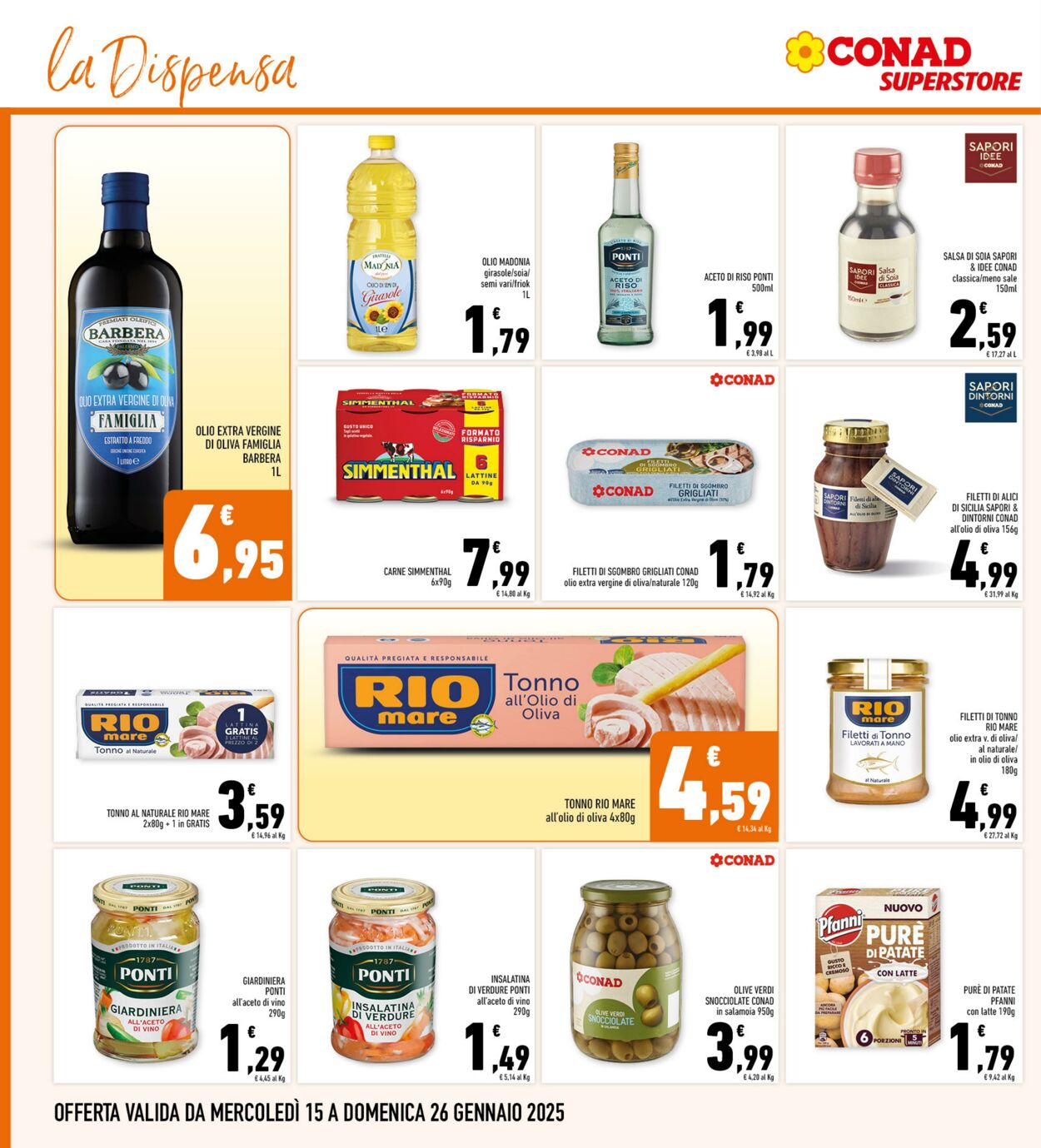 Volantino Conad 15.01.2025 - 26.01.2025