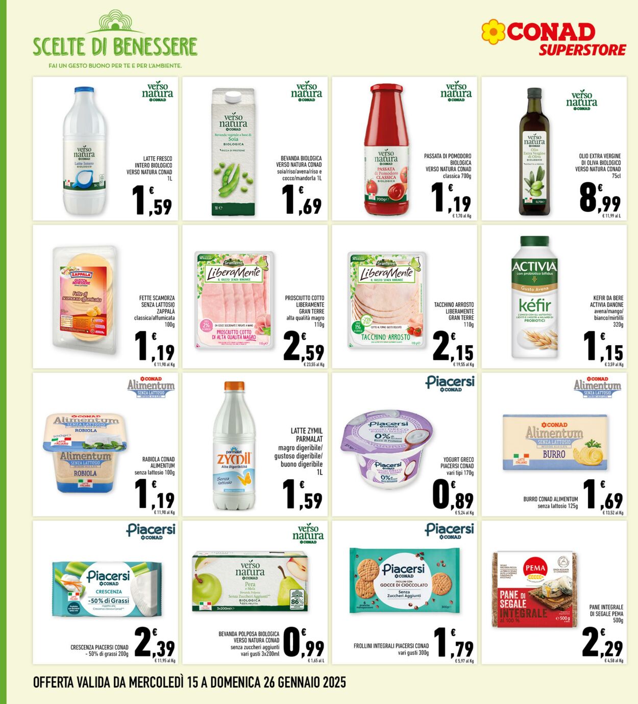 Volantino Conad 15.01.2025 - 26.01.2025