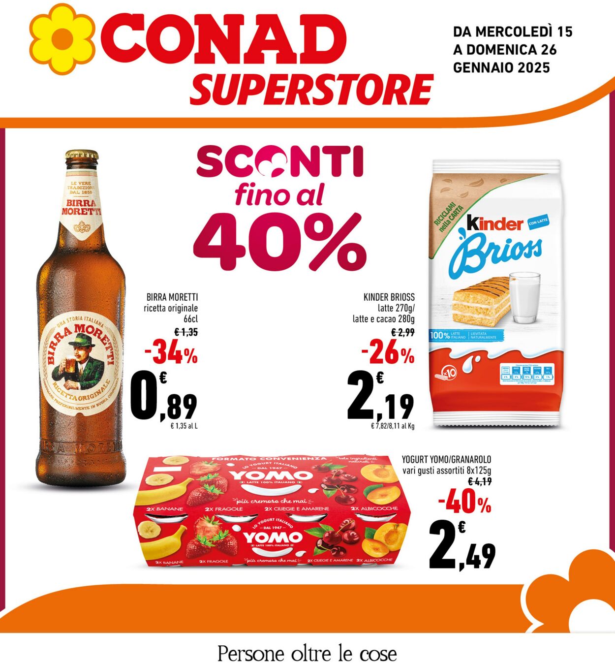 Volantino Conad 15.01.2025 - 26.01.2025