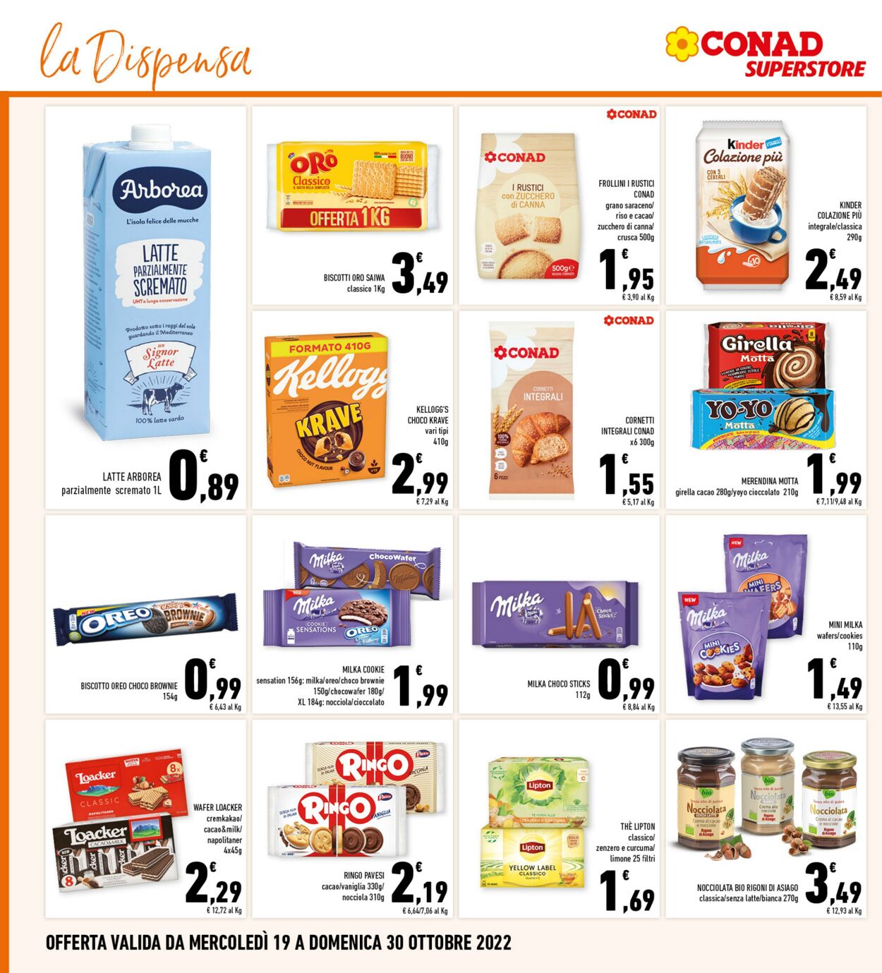 Volantino Conad 19.10.2022 - 30.10.2022