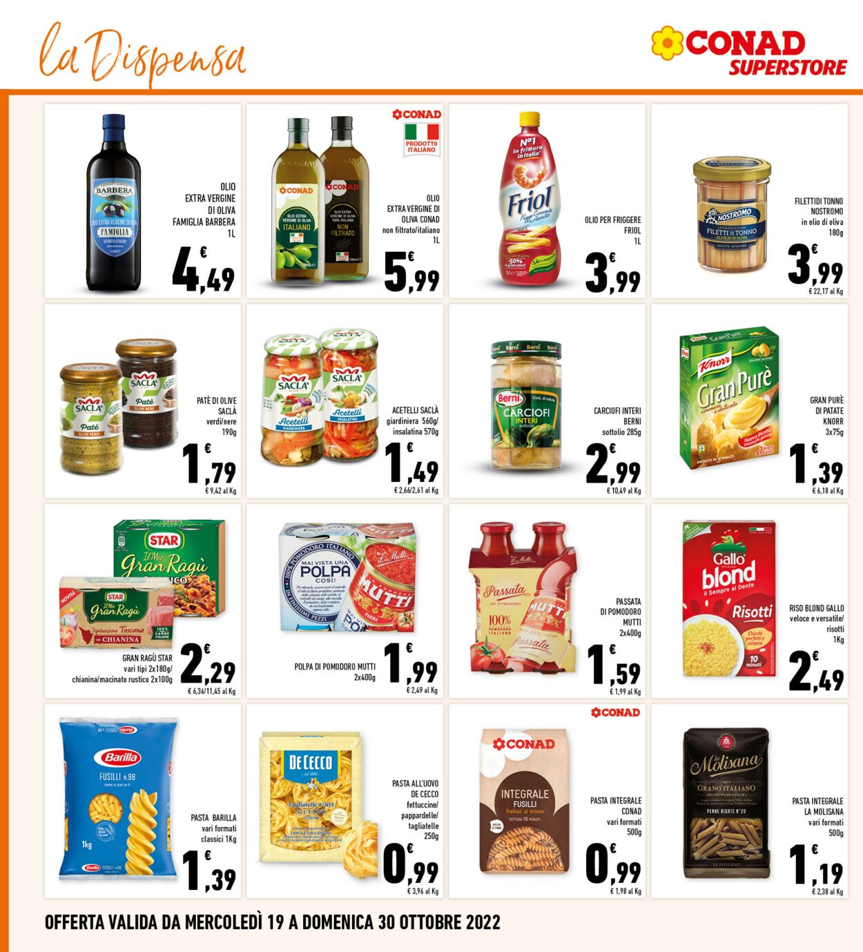 Volantino Conad 19.10.2022 - 30.10.2022