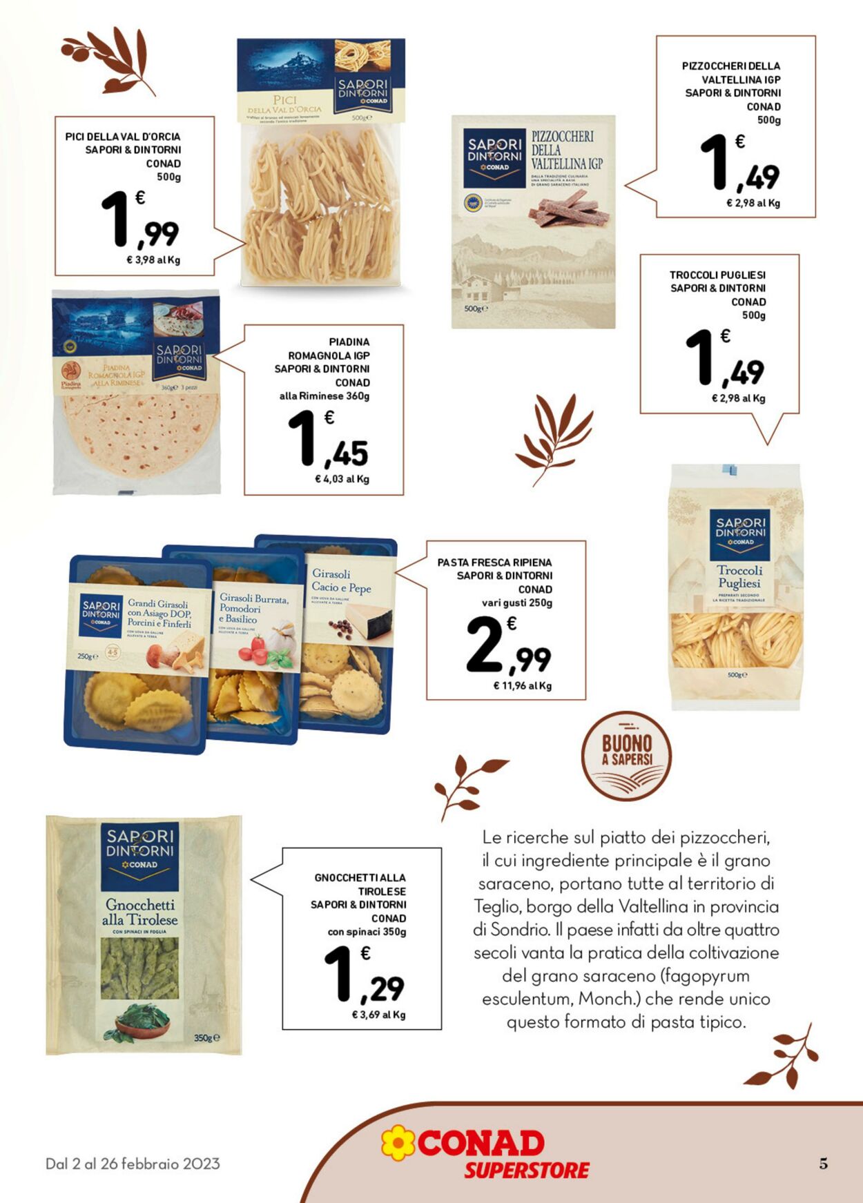 Volantino Conad 02.01.2023 - 26.02.2023