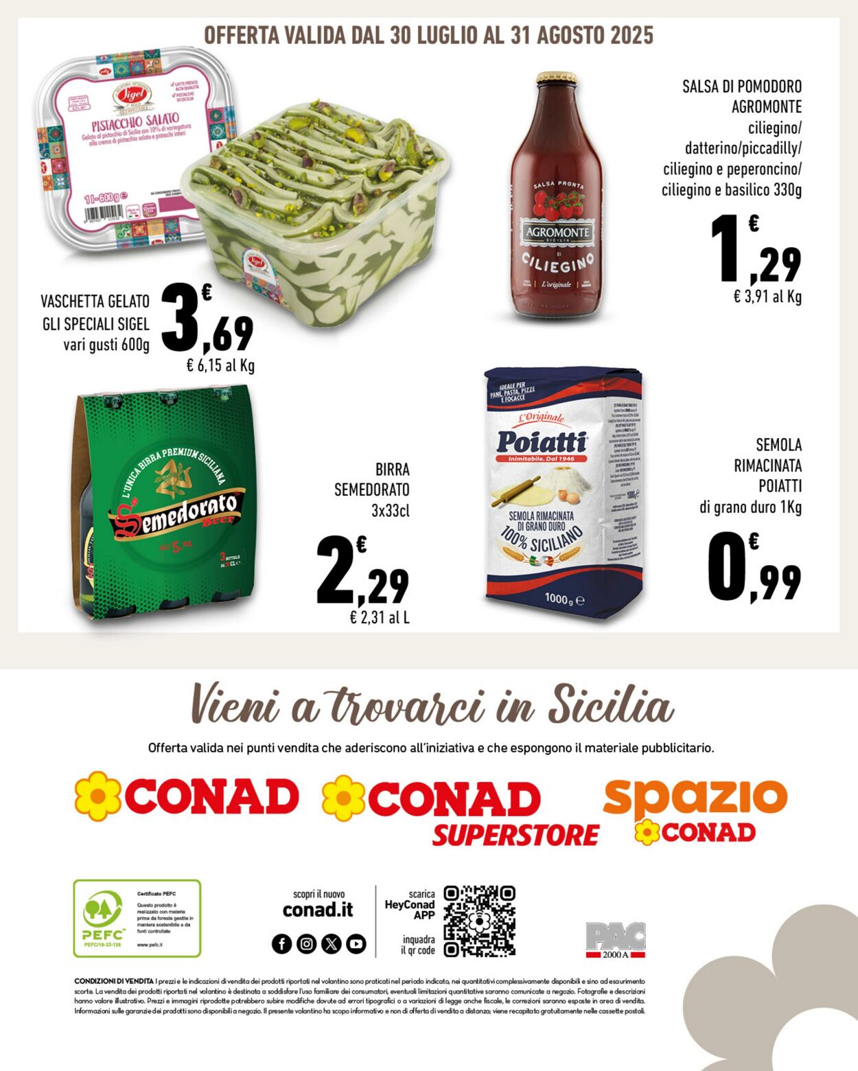 Volantino Conad 07.08.2025 - 07.08.2025