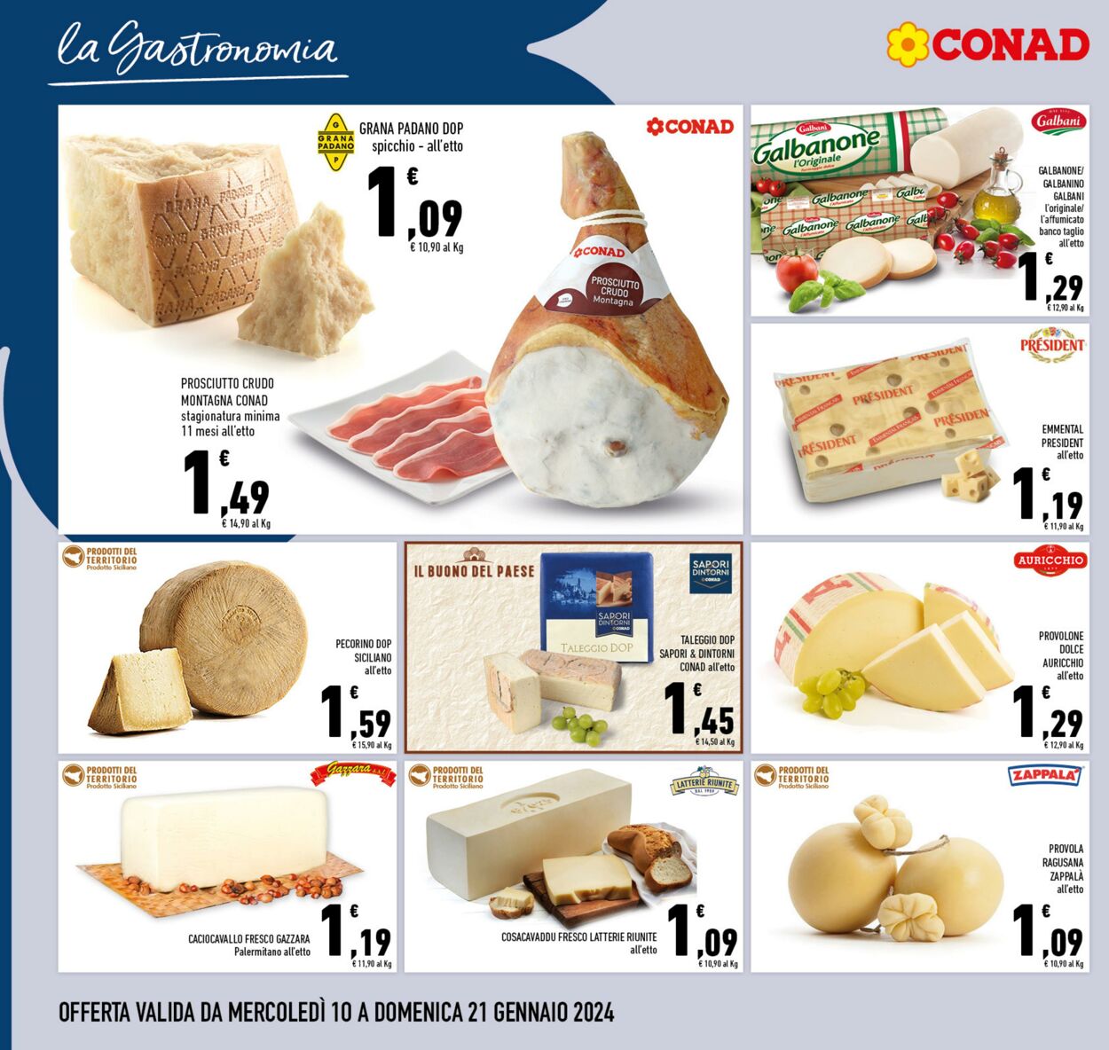 Volantino Conad 10.01.2024 - 21.01.2024