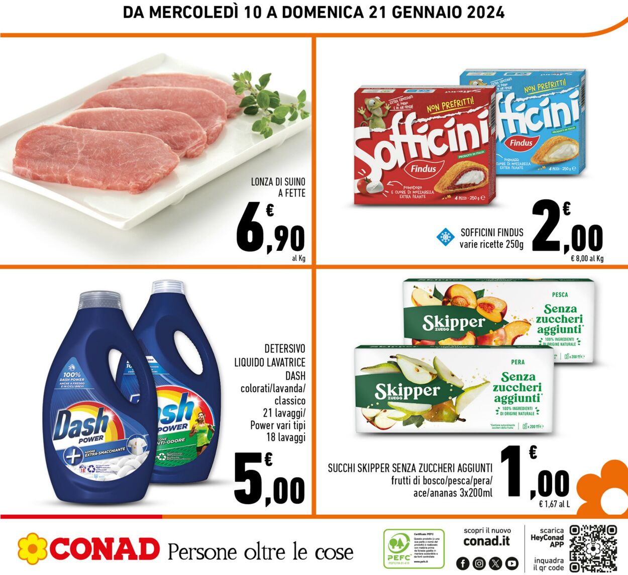 Volantino Conad 10.01.2024 - 21.01.2024