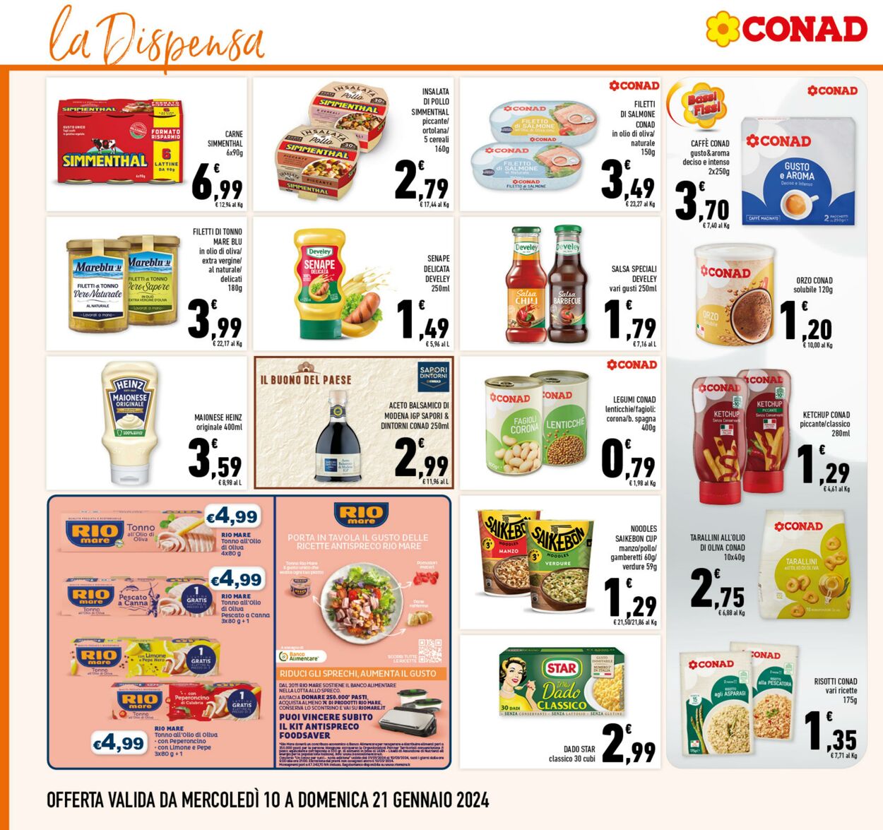 Volantino Conad 10.01.2024 - 21.01.2024