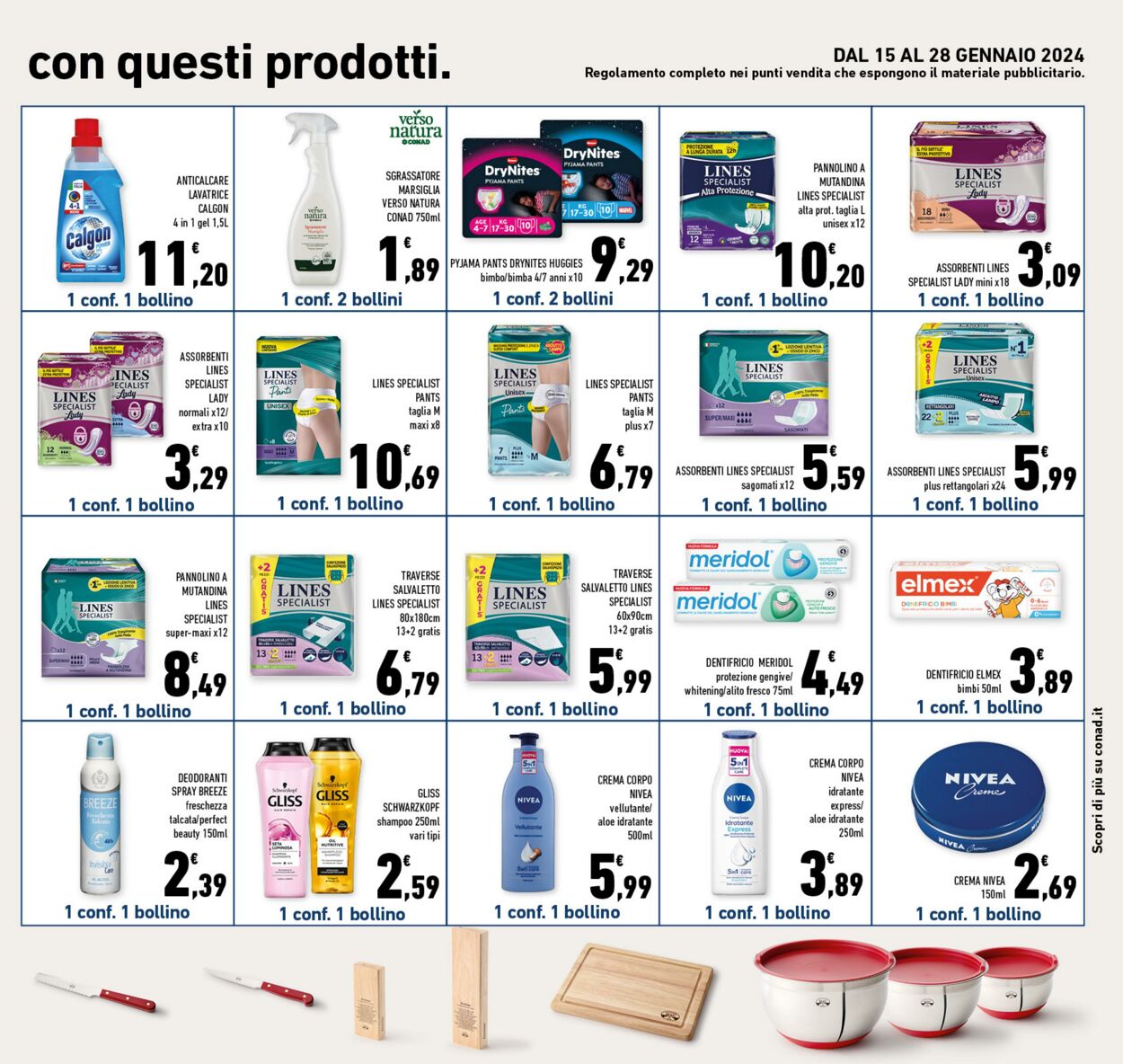 Volantino Conad 10.01.2024 - 21.01.2024