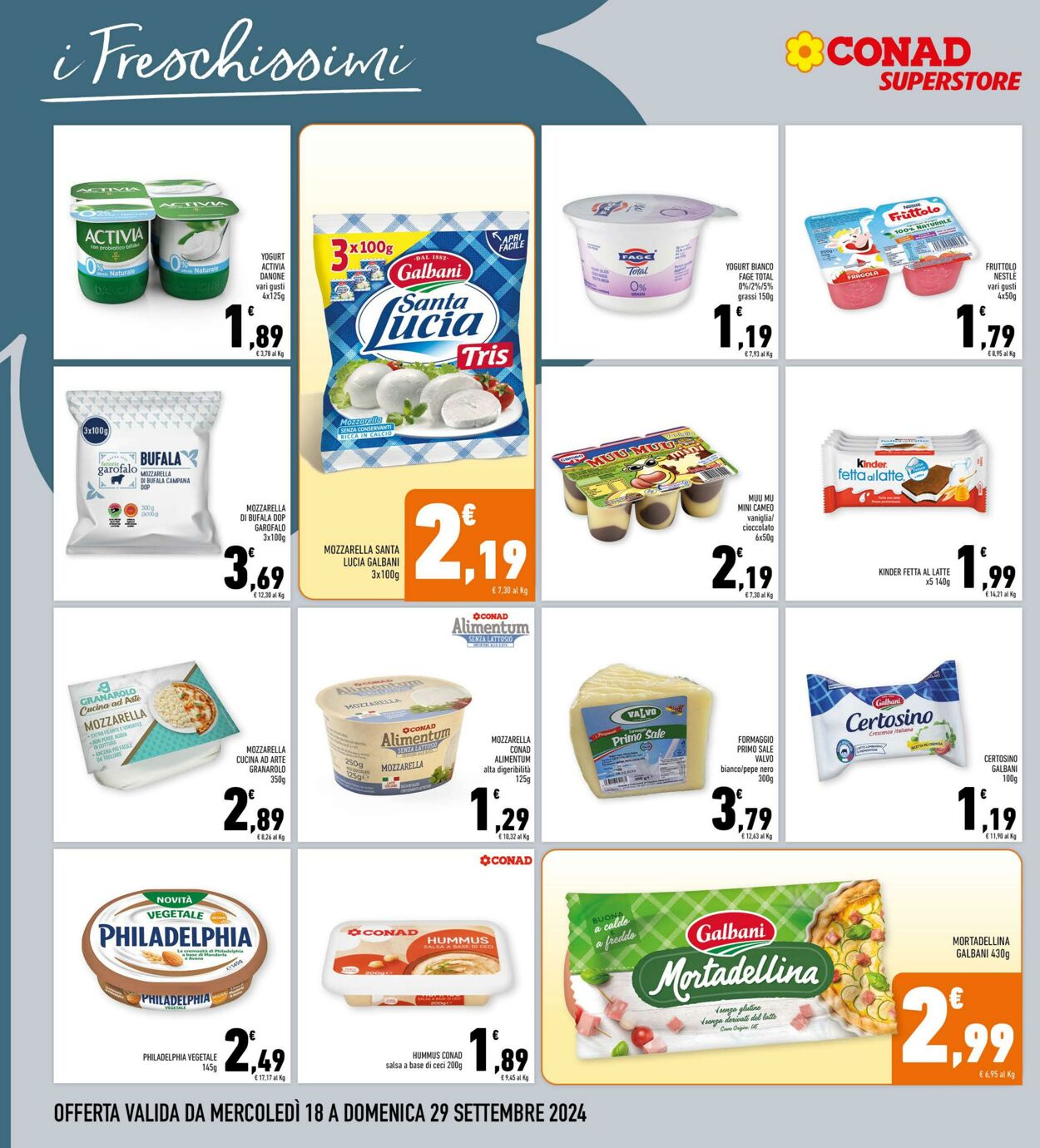 Volantino Conad 18.09.2024 - 29.09.2024