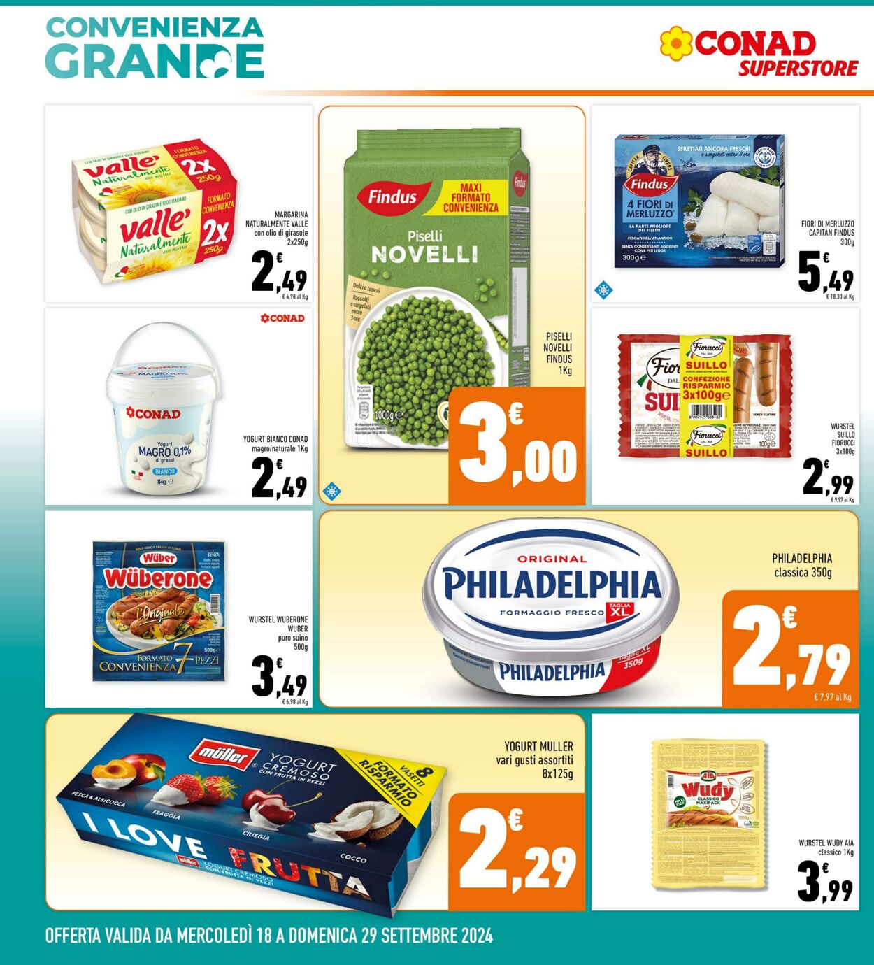 Volantino Conad 18.09.2024 - 29.09.2024