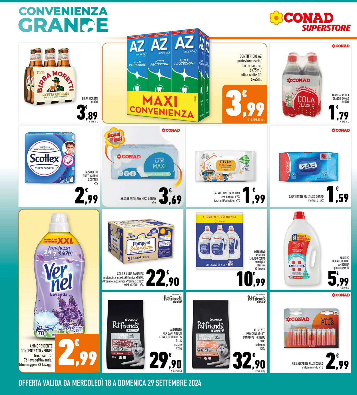 Volantino Conad 18.09.2024 - 29.09.2024