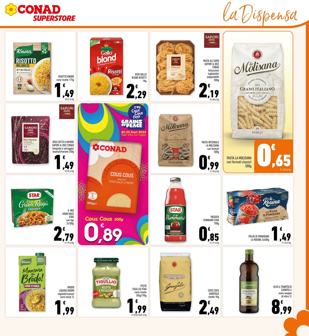 Volantino Conad 18.09.2024 - 29.09.2024