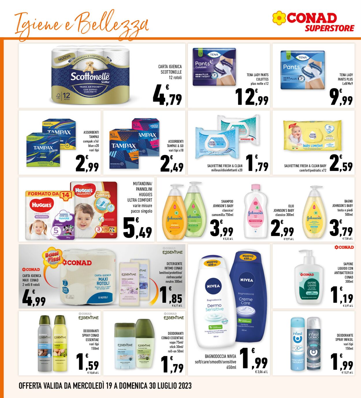 Volantino Conad 19.07.2023 - 30.07.2023